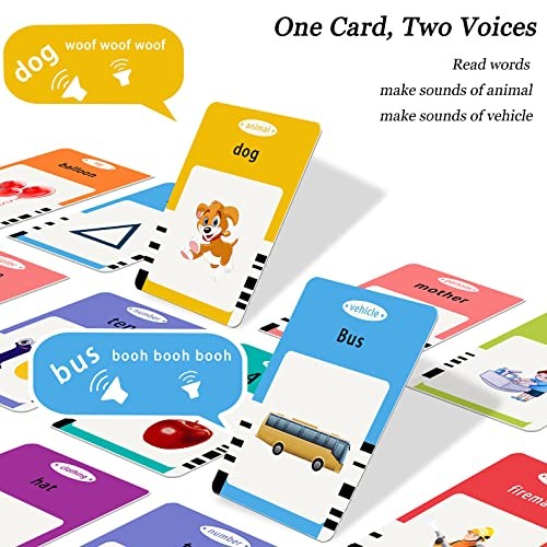 Talking Flash Cards for Toddlers 1 2 3 4 5, 510-blue (New Abc+123+ 3 Songs)