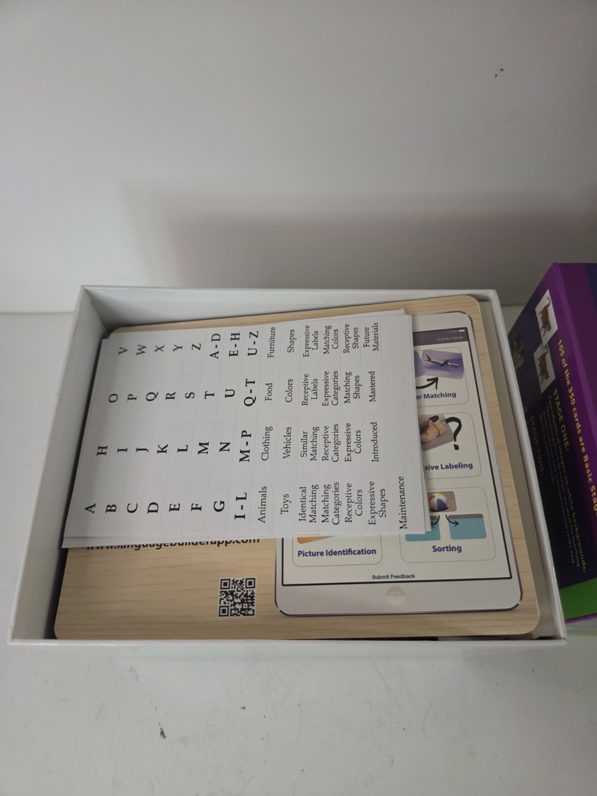 *Incomplete Stages Language Builder Picture Cards ~250 Noun Flash Cards Learning