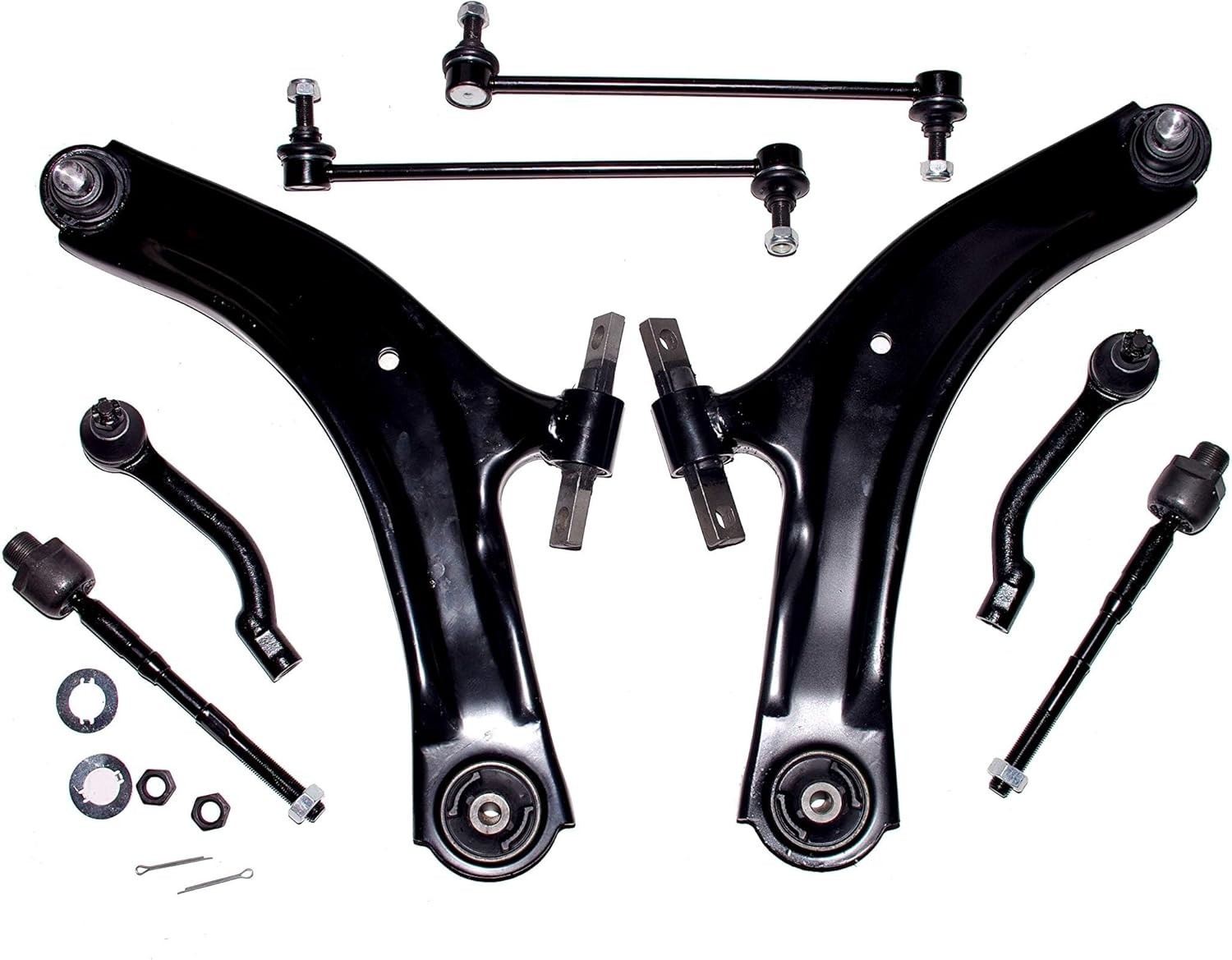 8pc Front Lower Control Arms-Suspension Kit for Nissan Rogue 2008-2013&Select