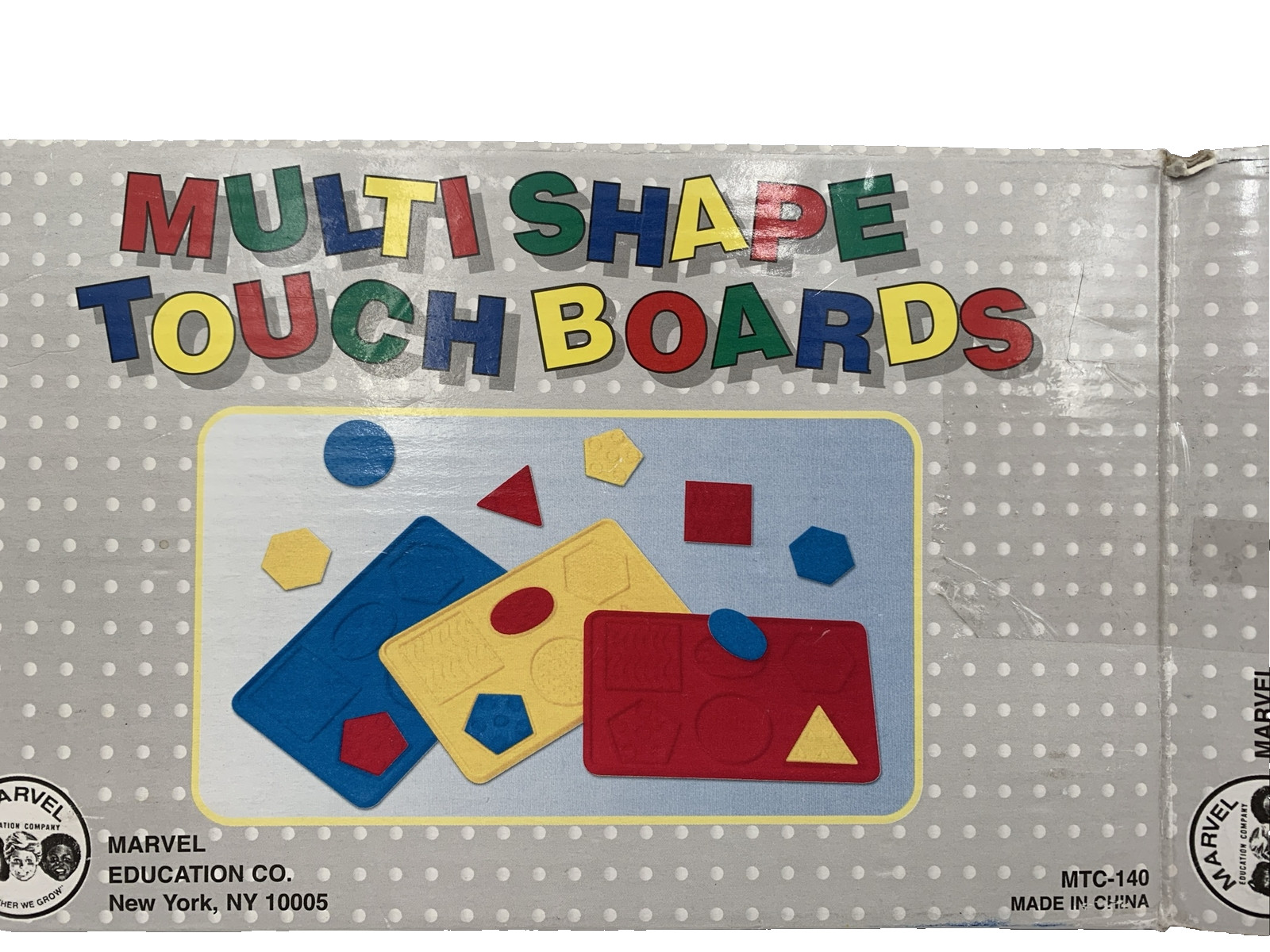 Child Development Multi Shape Touch Boards Marvel Ed MTC-140 Shapes & Color