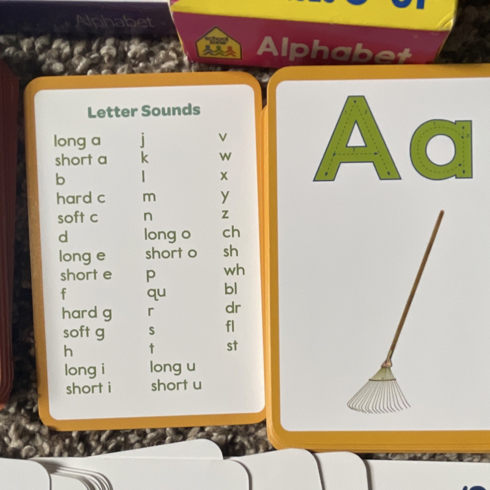 Bendon Alphabet Flash Cards Go Fish Game Cards Set Animals Letters 3-7 yrs