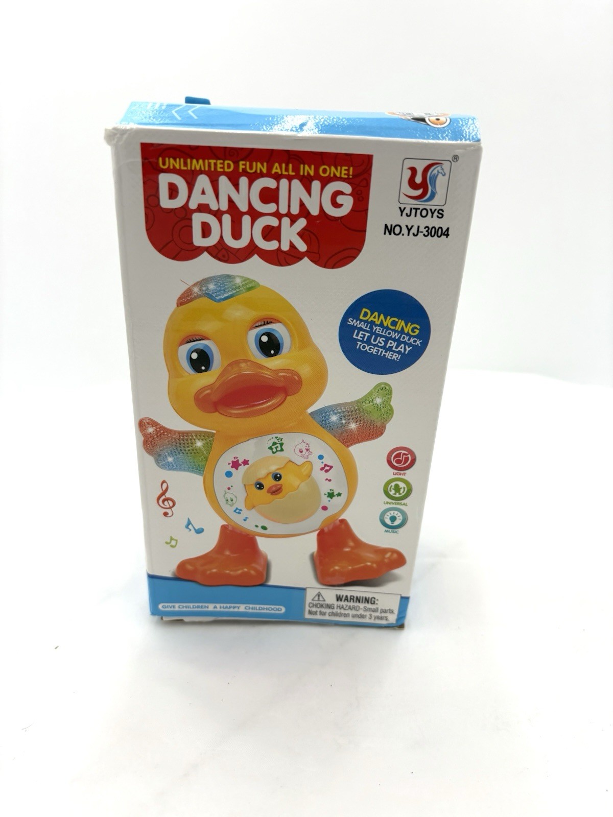 Electronic Toys Dancing Duck Funny Blink Eyes Flashing Light Shake the Body Cute