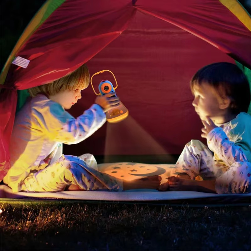 Child’s Story Projector & Night Light, Early Learning Lamp, Hi Toy