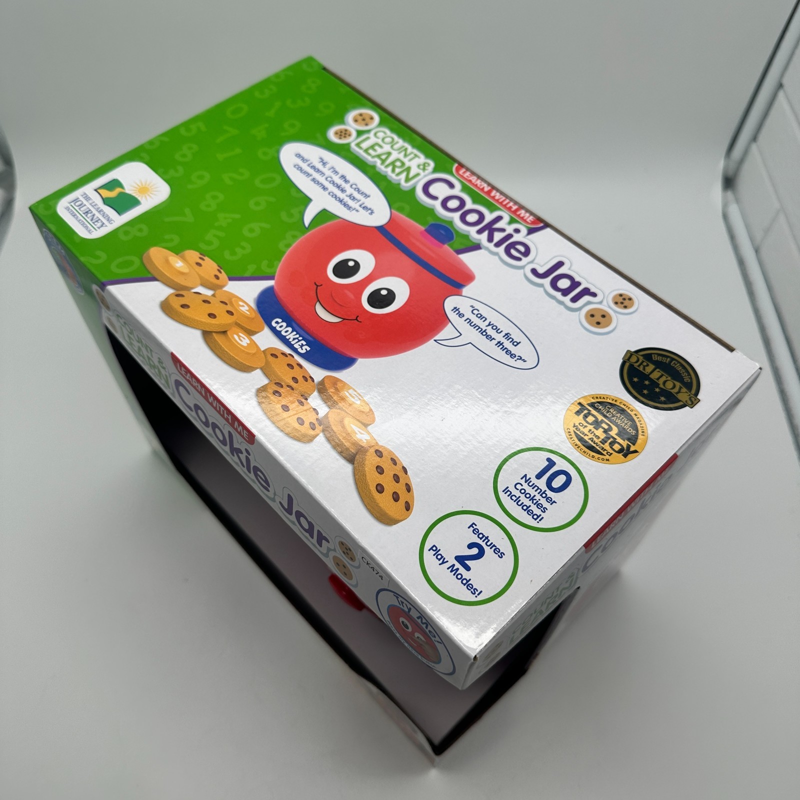 The Learning Journey Learn with Me Count and Learn 10 Cookies Jar Plastic NEW