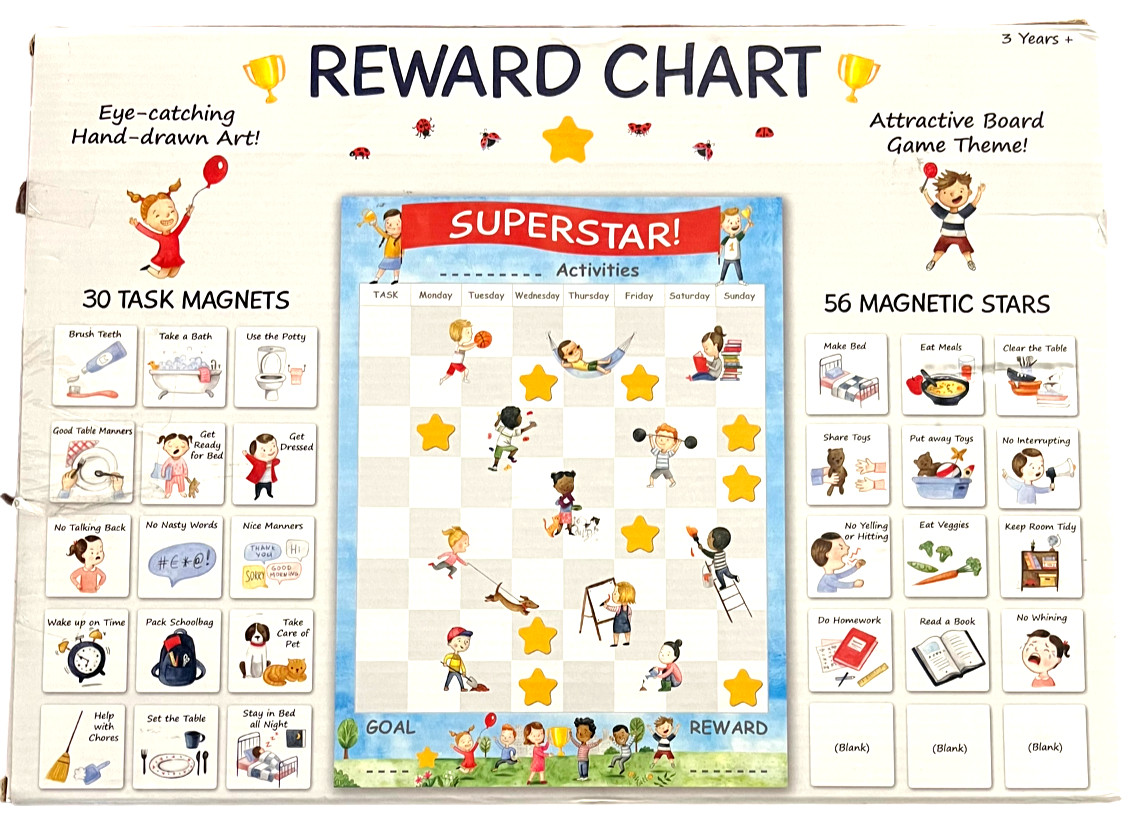Child Reward Chart – The Poster Shed – Magnetic Behavior Chart – Fun! – NEW