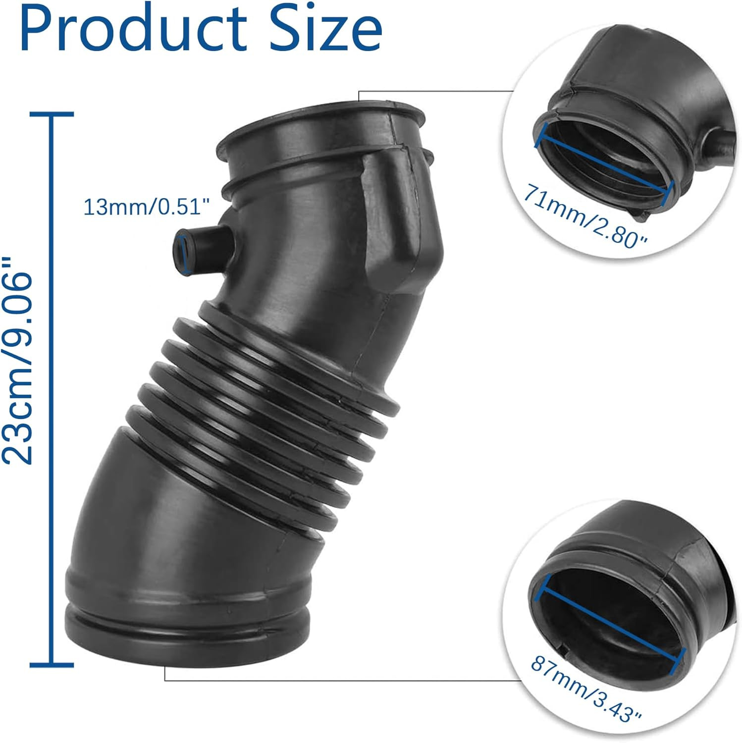 Air Cleaner Intake Flow Hose Tube Compatibble with 2009-2015 Pilot EX EX-L Re…
