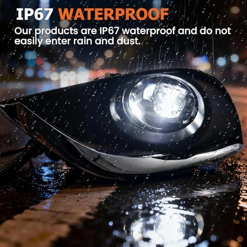 LED Fog Lights Compatible With 2015-2019 Sunny/Versa Nissan 2014-2025 SUNNY