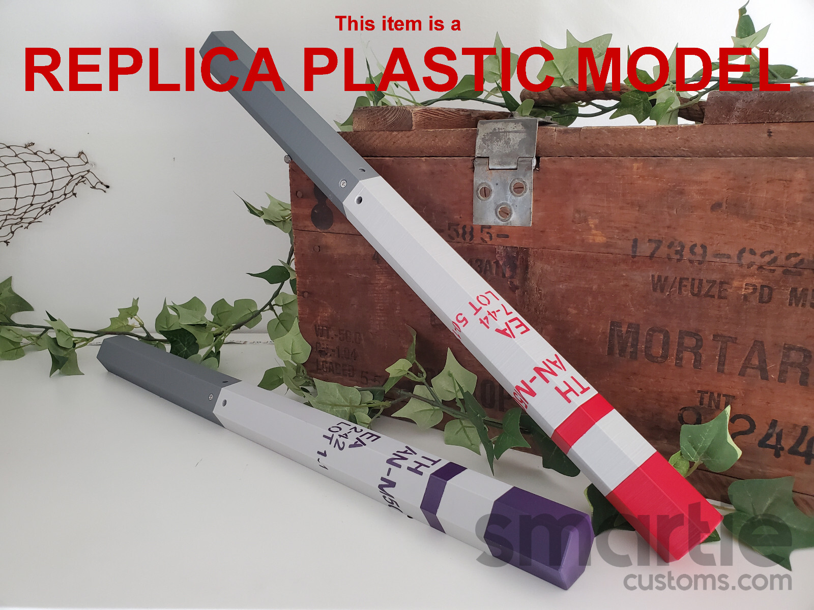 DUMMY AN-M50 4-lb WW2 Era Incendiary Bomb – Accurate Size Plastic Replica