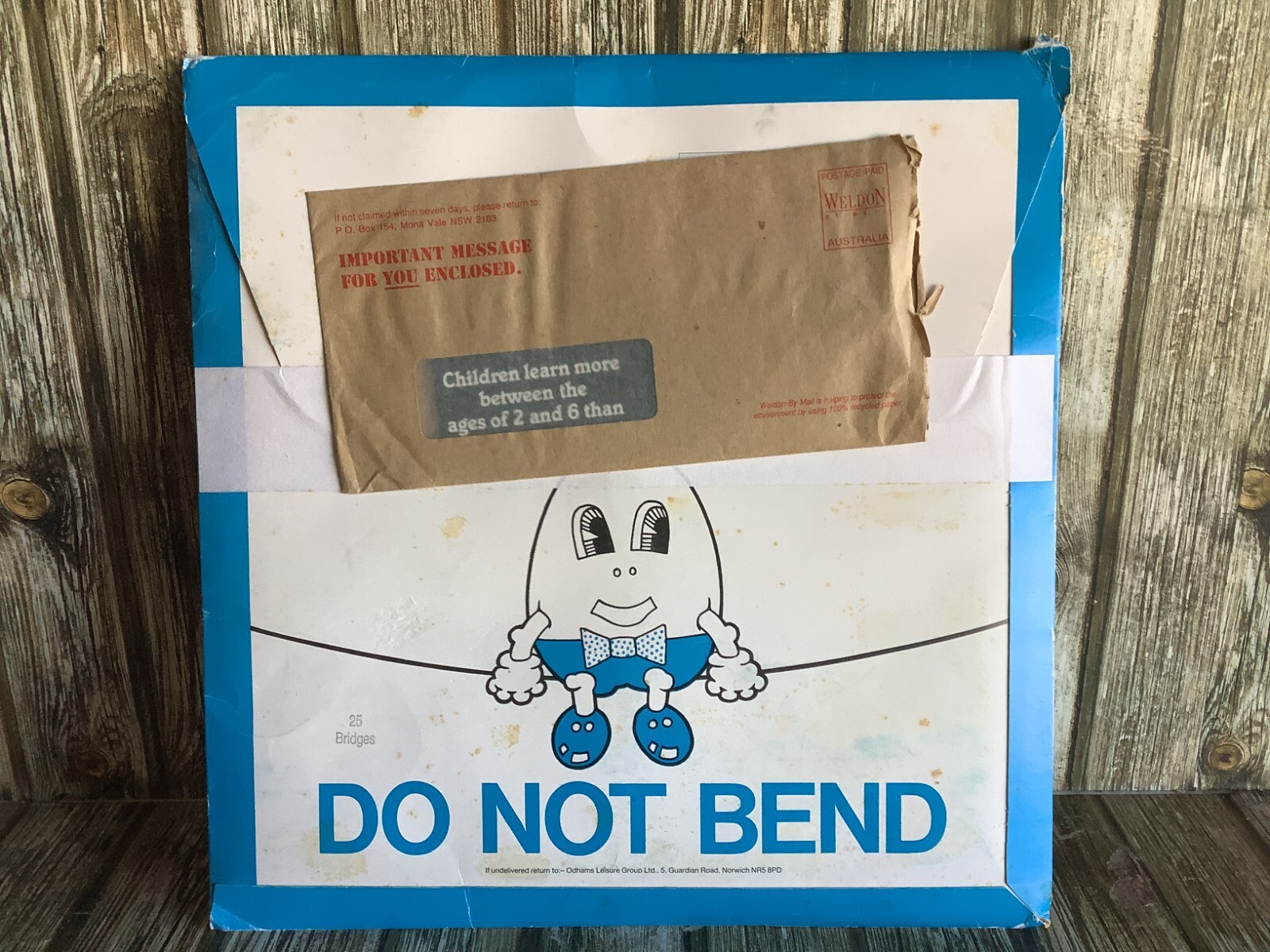 1977 Vintage The Humpty Dumpty Club Educational Set Pack BRIDGES – Unopened