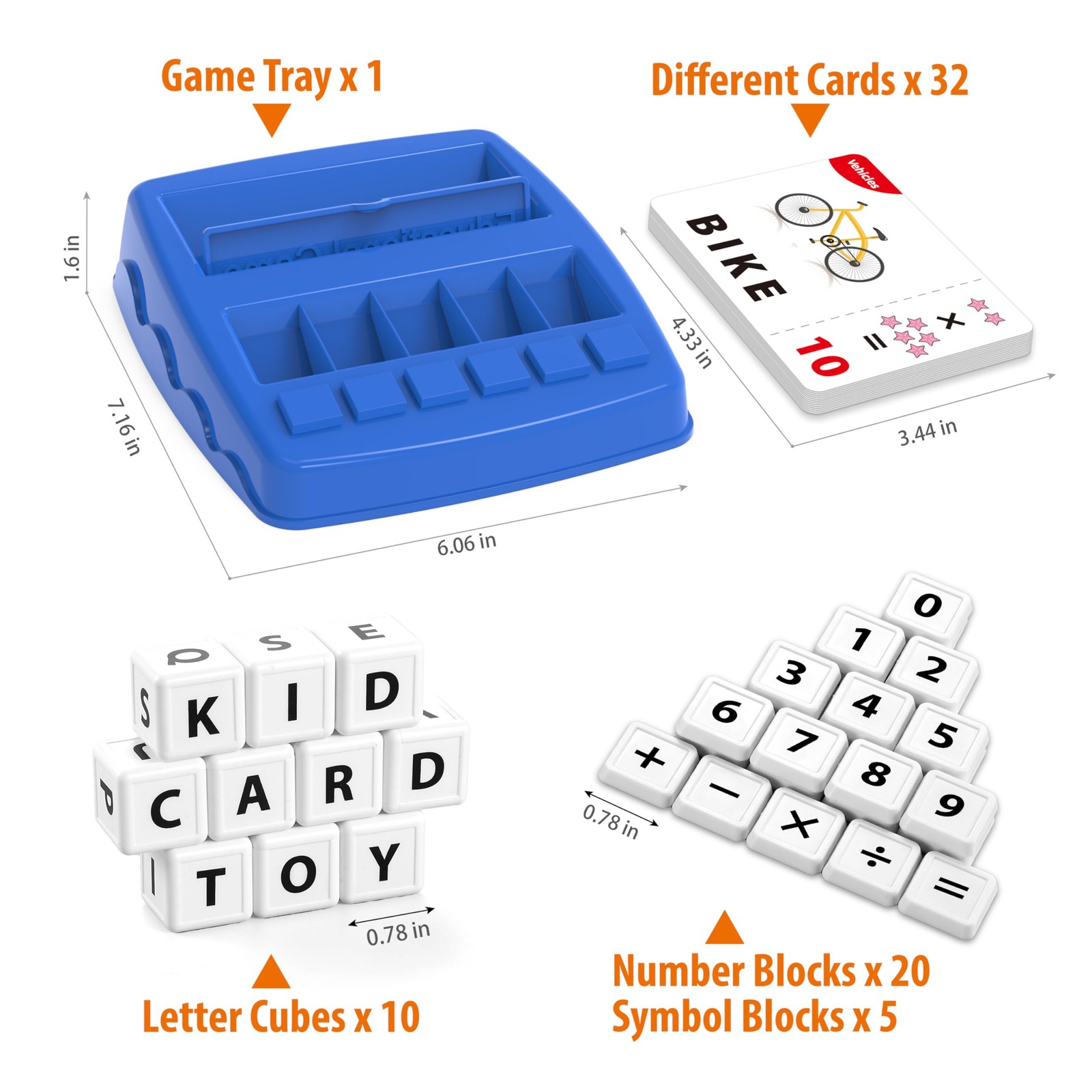 Montessori Matching Letter Games,Educational Toys for 3-8 Year Olds Boys Girl…