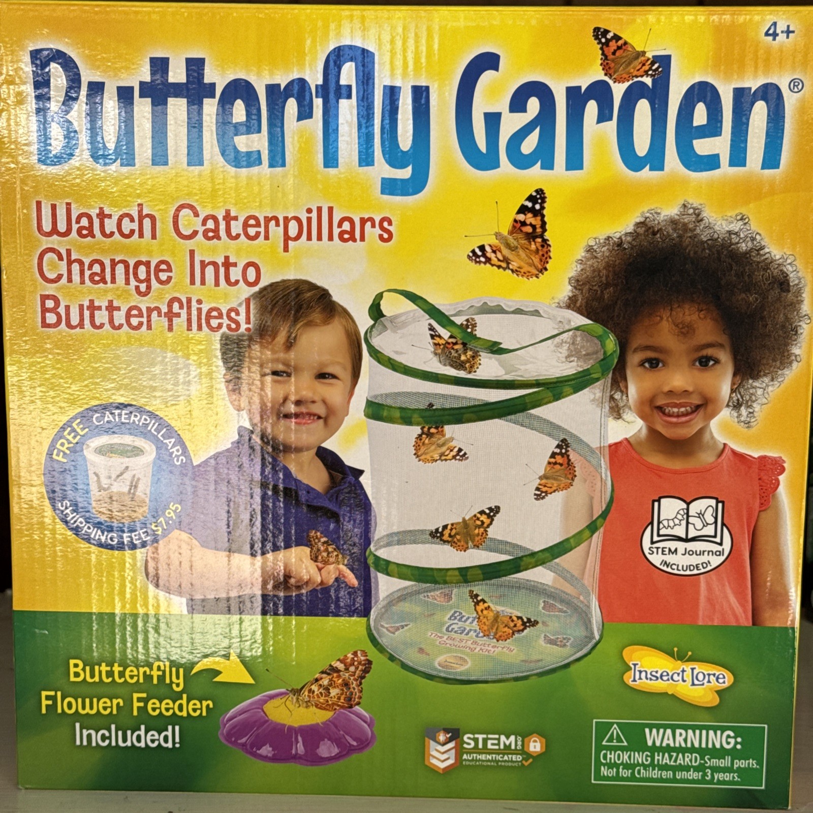 Insect Lore Butterfly Garden Pop Up Net Bug Habitat 1010 New