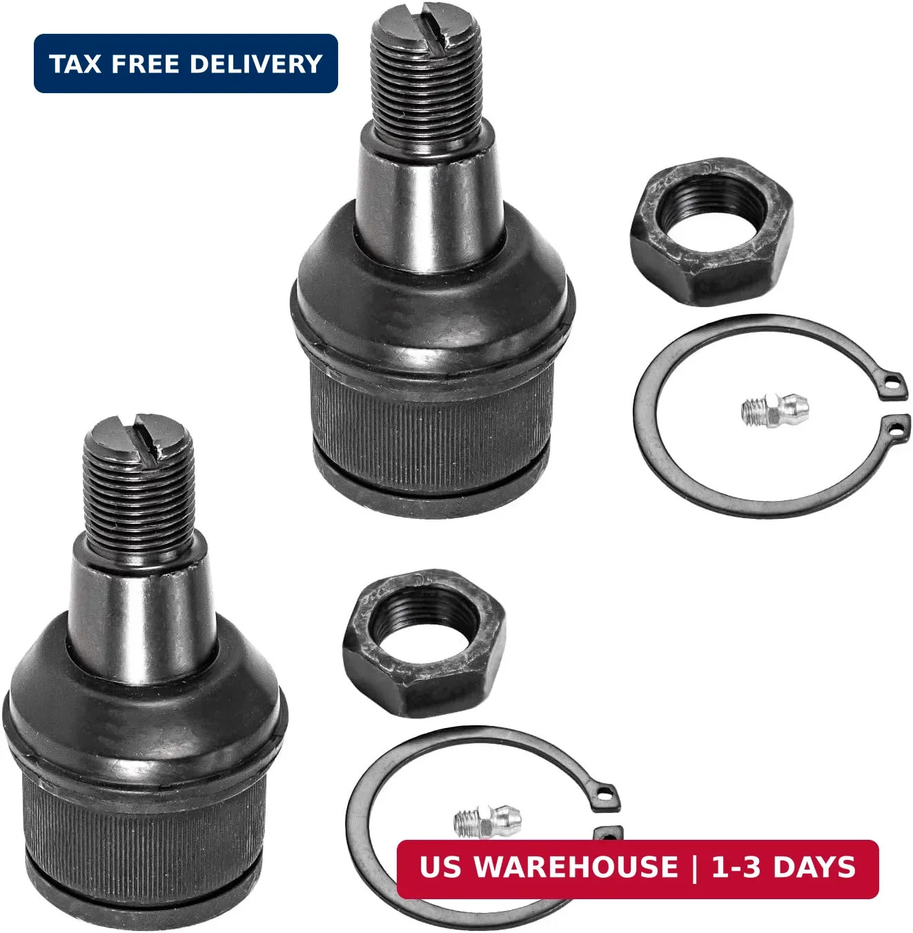 Detroit Axle – 4WD Front 4pc Ball Joints for Ford F-250 F-350 F-450 F-550 Excurs