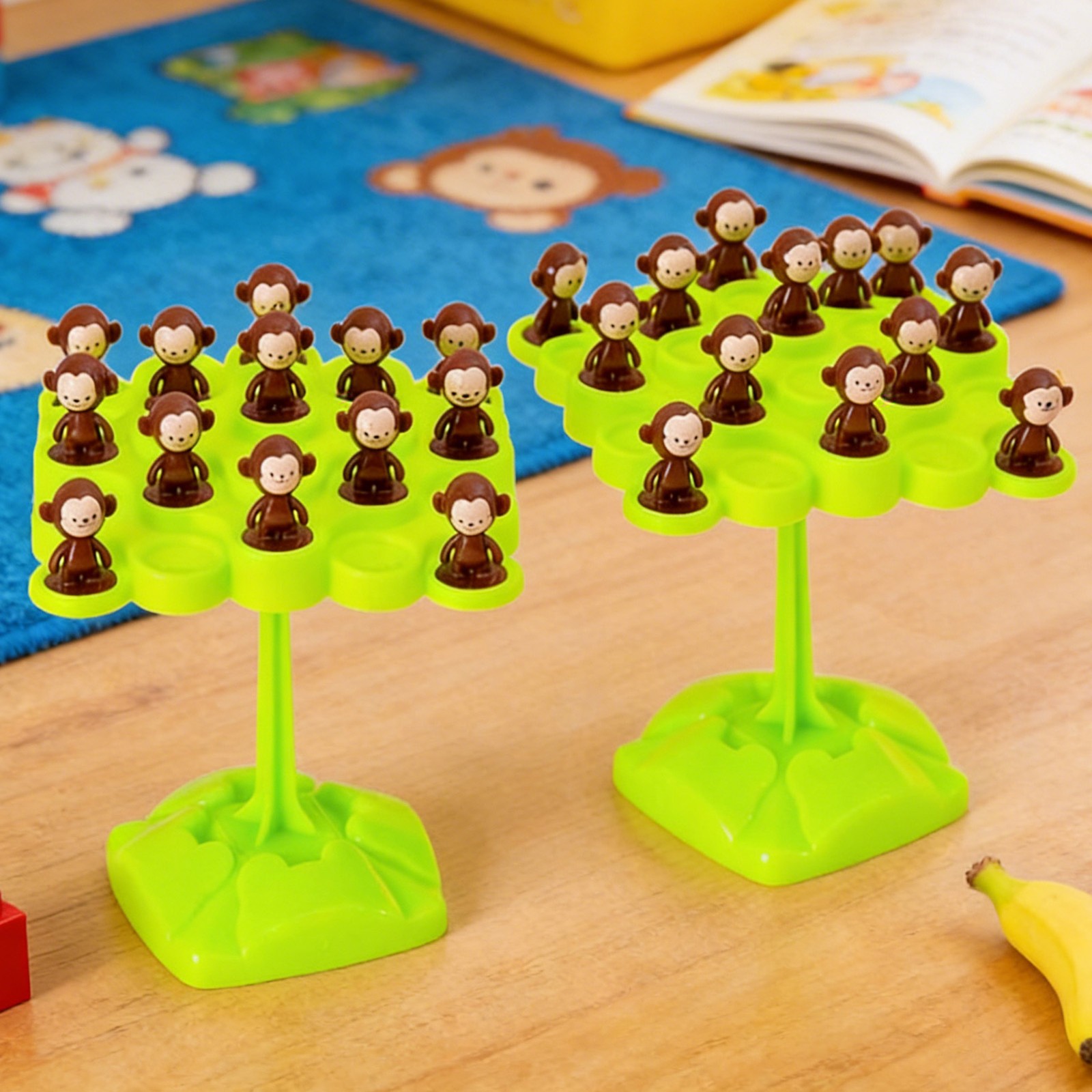 Monkey Balance Game Interactive Stacking Toys Focus Training Game For Kids