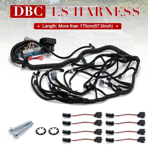 4L60E DBC LS Standalone Wiring Harness Compatible with GM LS1 1999-2006 Vortec