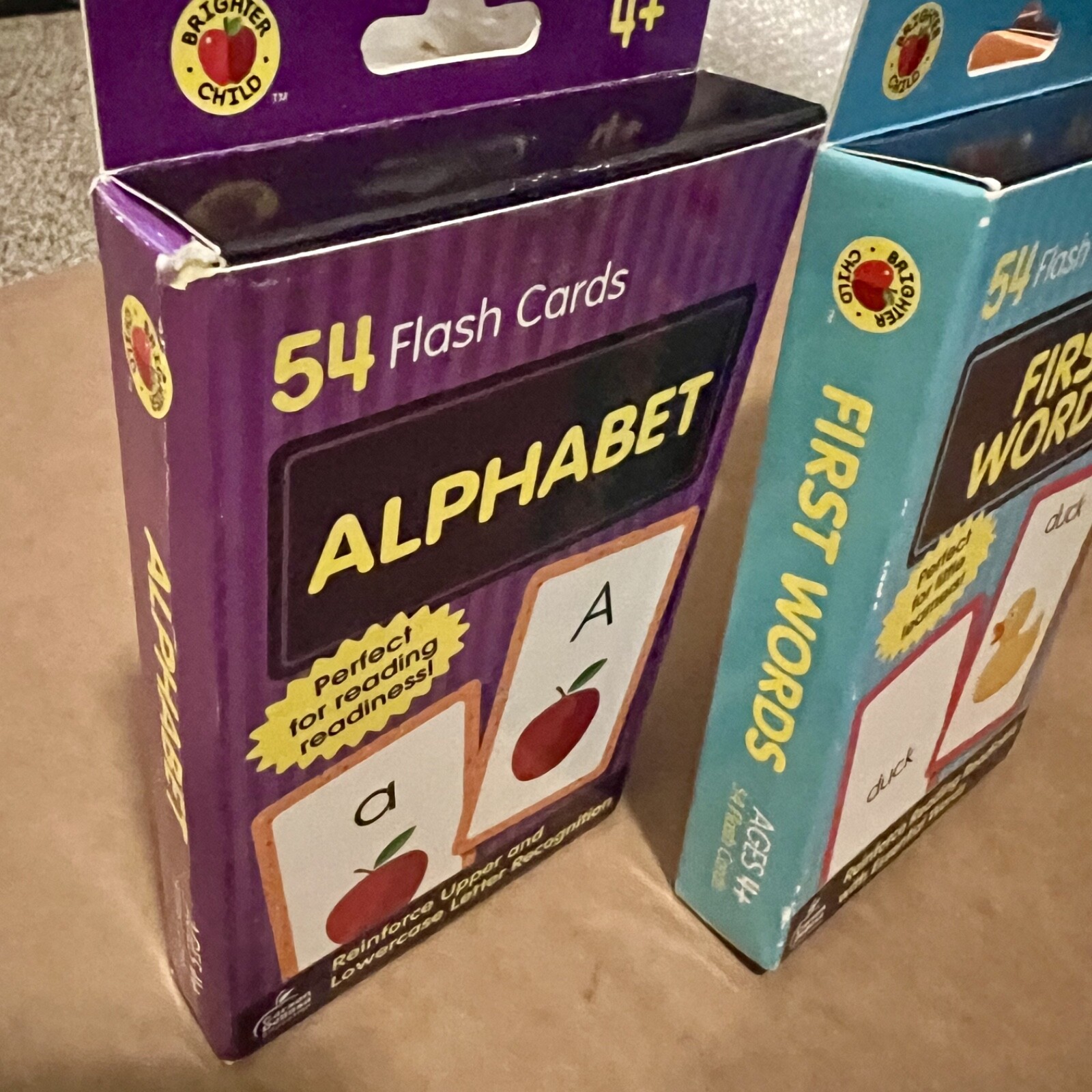 Carson Dellosa Toddler Flashcards 3 Pack: Alphabet, First Words, Numbers (0-25)