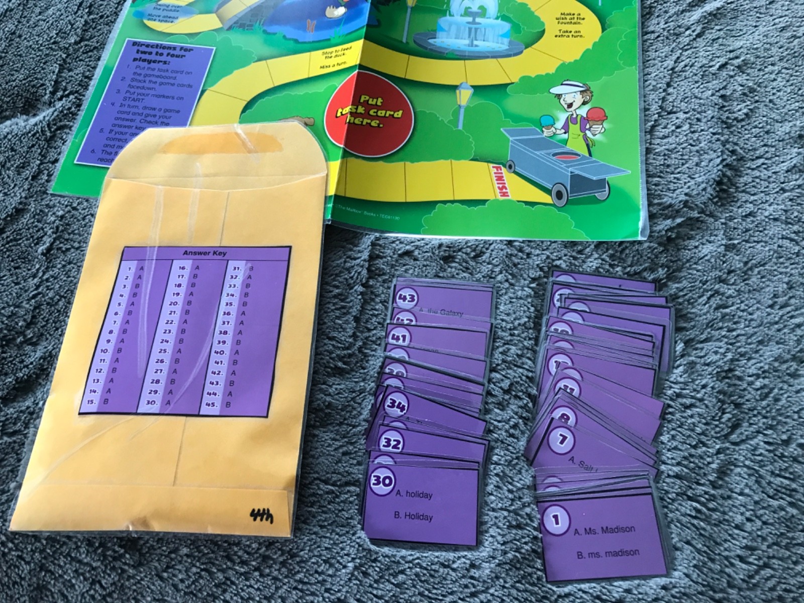 Ready Set Go! Capitalization lang arts teacher game resources 4th grade