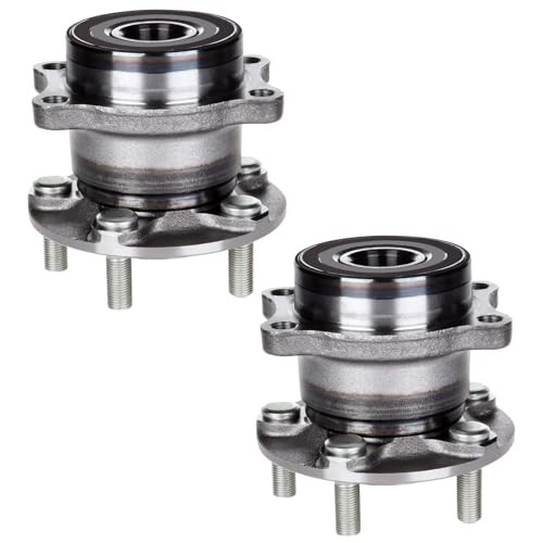 ECCPP Replacement for Pair of 2 New Complete Rear Wheel Hub Bearing Assembly for