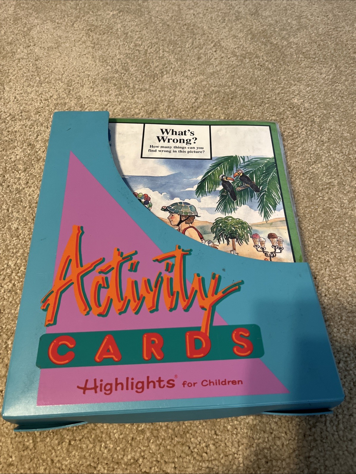 50 Highlights For Children Activity Cards What’s Wrong &Hidden Pictures 8.5”x11”