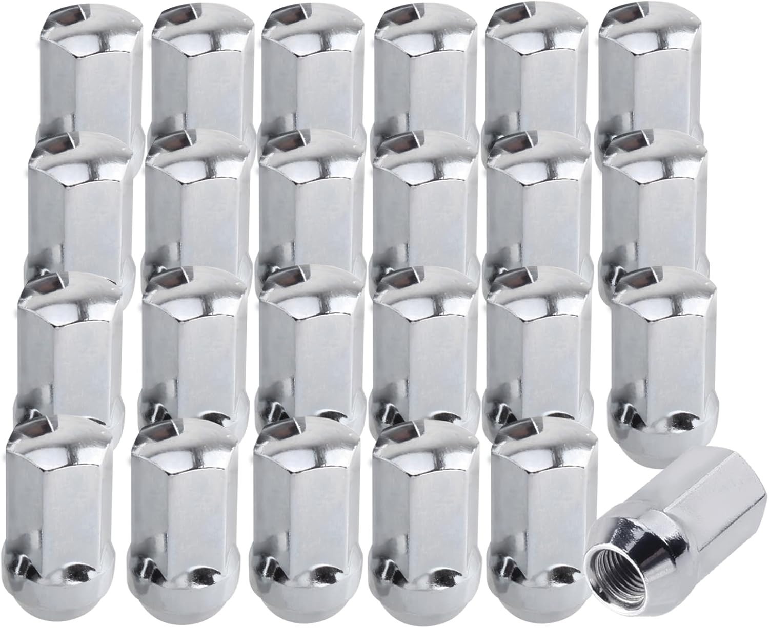 Set of 24 M14x1.5 Lug Nuts Comptible with Replacing Silverado Tahoe Suburban Tah