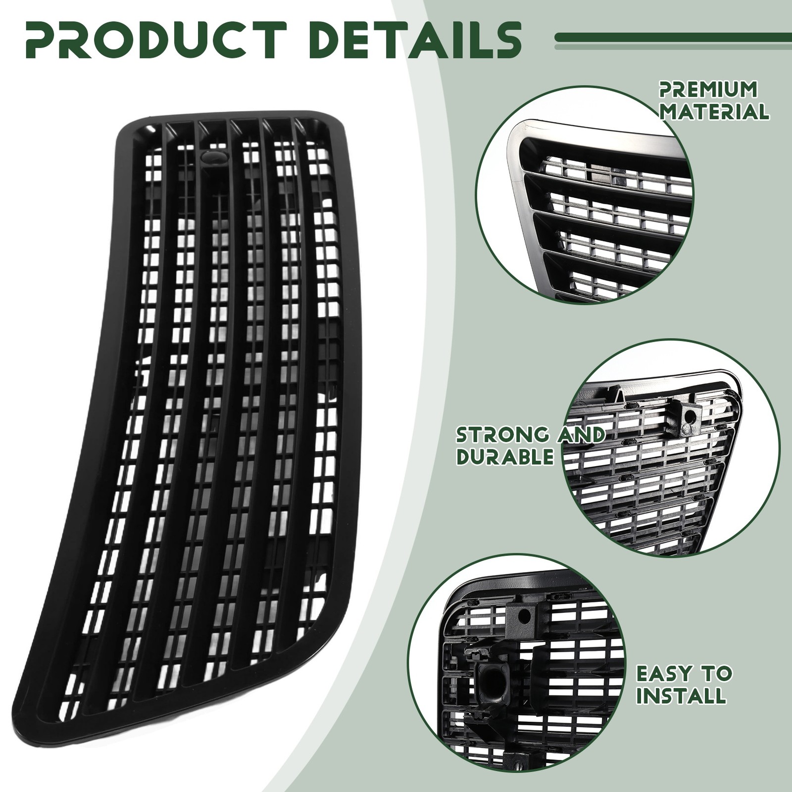 Car Engine Hood Upper Grille Grill Vent Cover Trim for W221 W251 2007-20135056