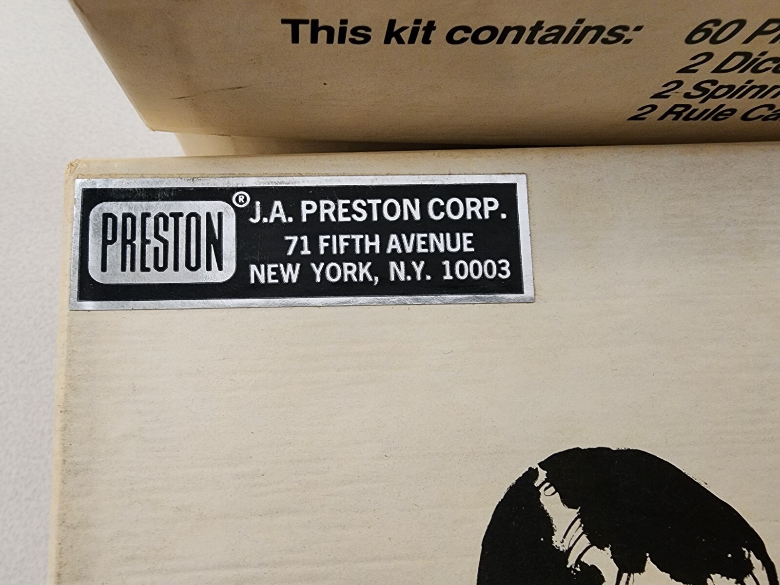 1978 J.A. Preston Corp. Bottle Exchange & Circle Language Builder 4943C 4951