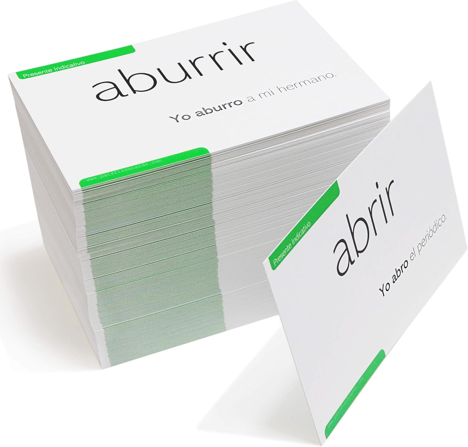 200 Spanish Verb Conjugation Presente Indicativo Flash Cards