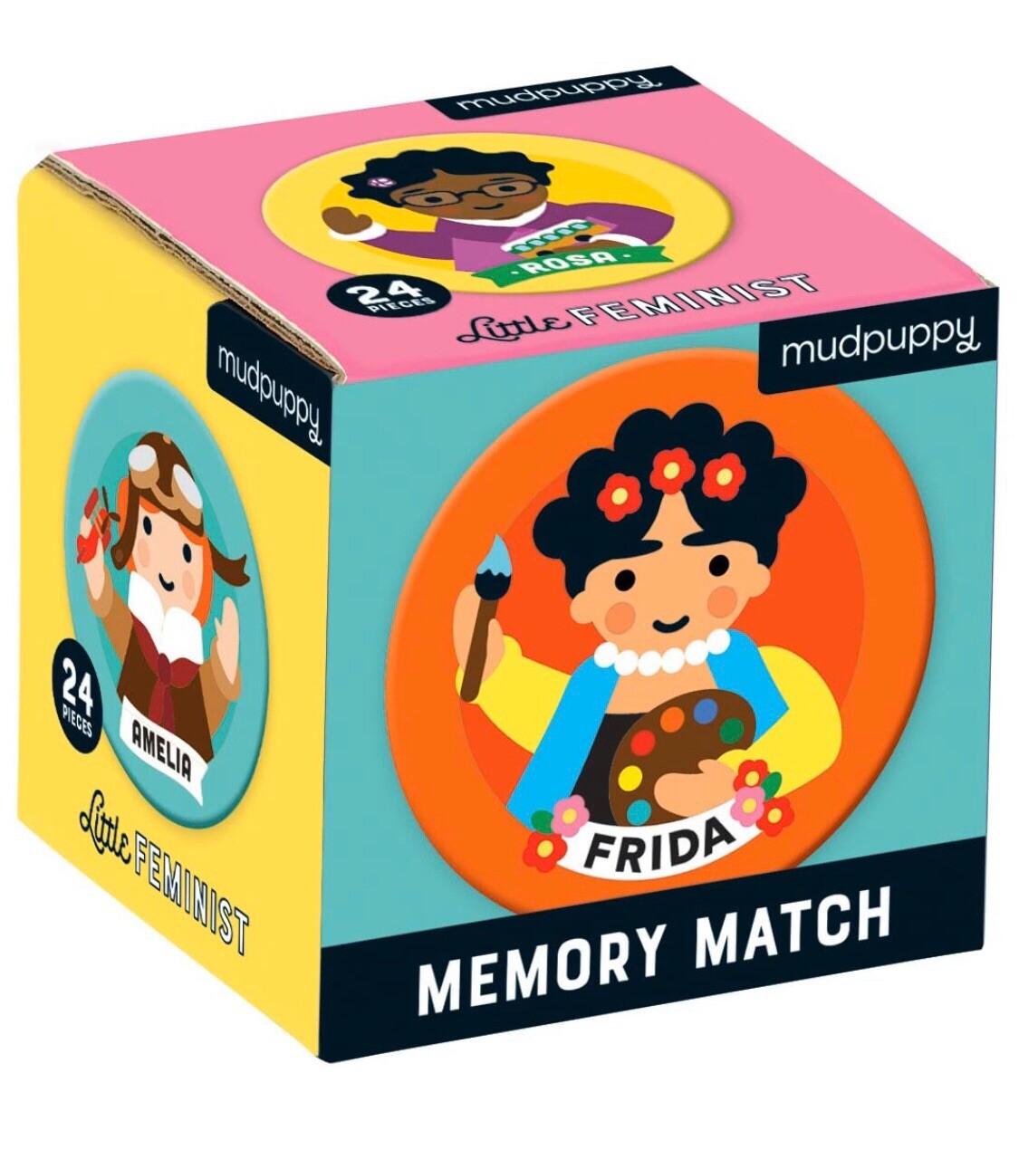 Mudpuppy Little Feminist Mini Memory Match Game