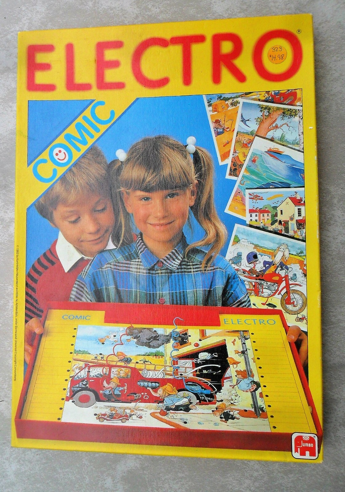 1982 Discovery Toys Comic Electro Game #4615 Works Self Checking Ages 6+ New