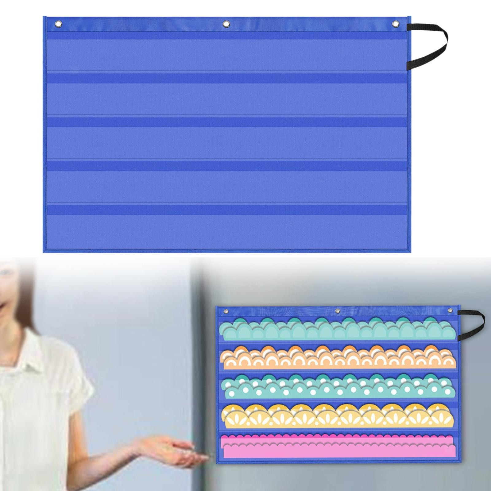 Bulletin Border Storage Pocket Chart for Wall Borders Bulletin Board Borders