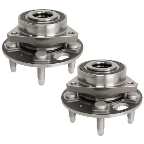 ECCPP 513288 2PCS Front/Rear Wheel Hub Bearing Assembly 5 Lugs w/ABS for