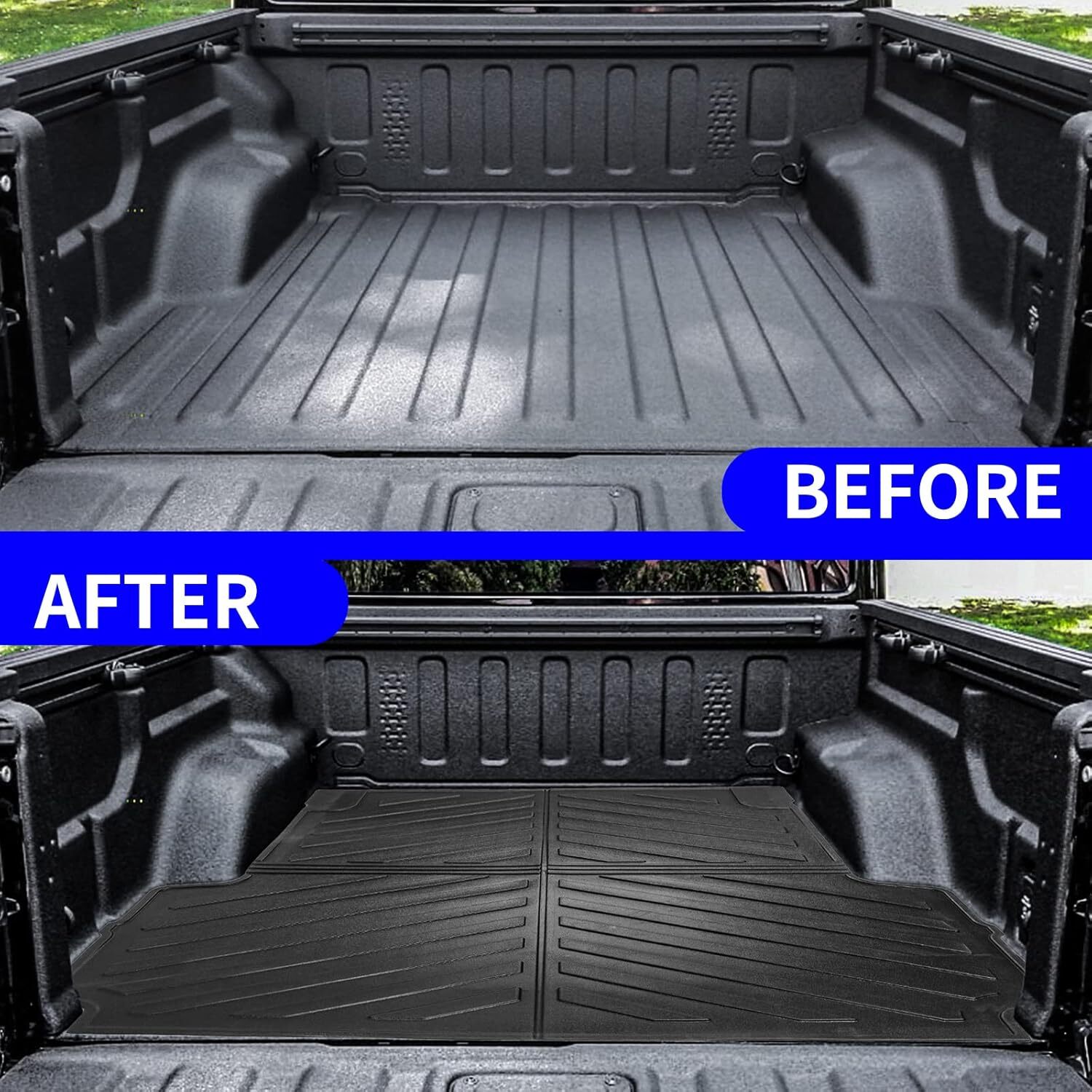 Rongtaod Truck Bed Mat Compatible with 2020-2024 Jeep Gladiator JT 5FT Truck Bed
