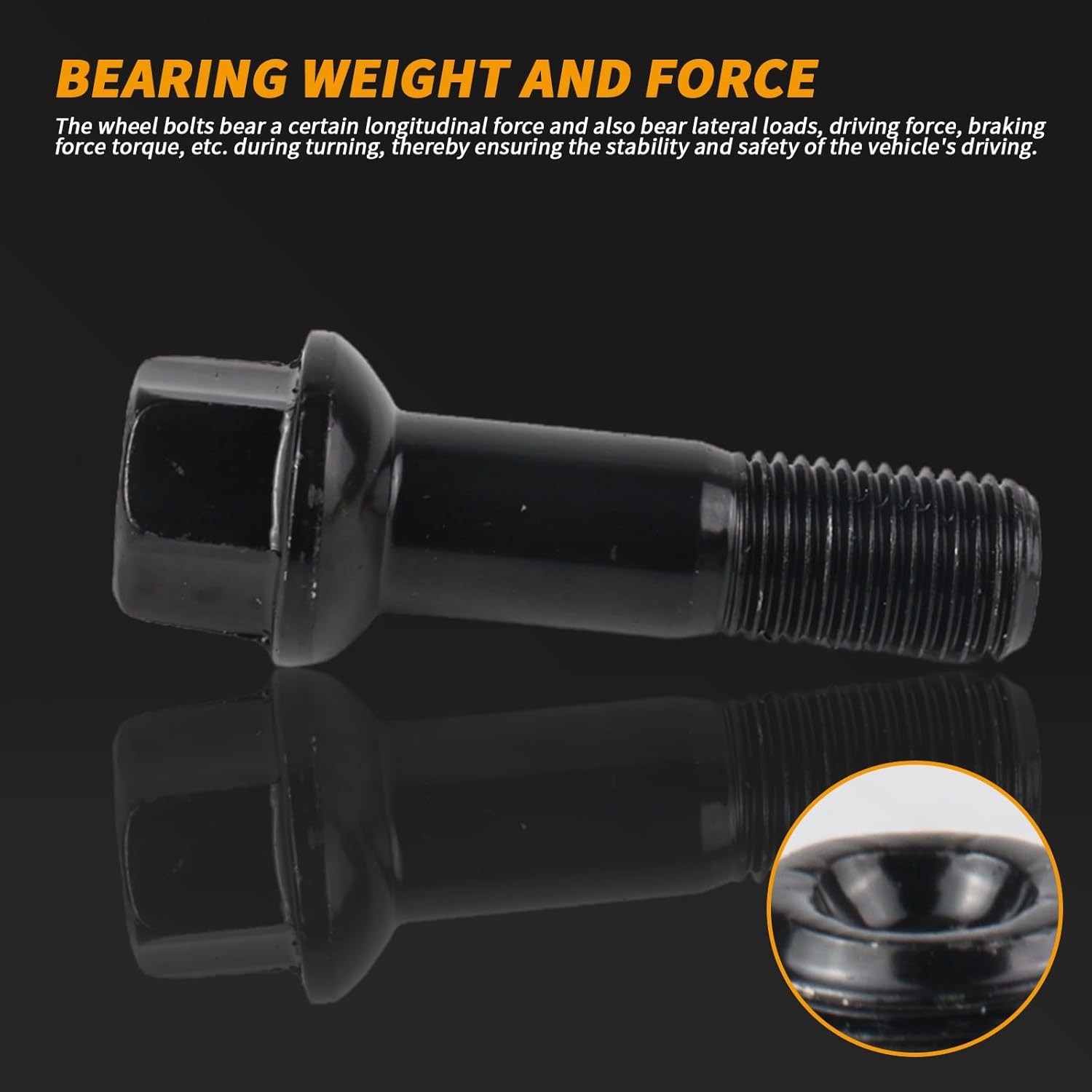 20pcs Wheel Lug Bolts Nuts Kit 2005-2023 for Benz W166 GLE 320 GLE 400 GLE500