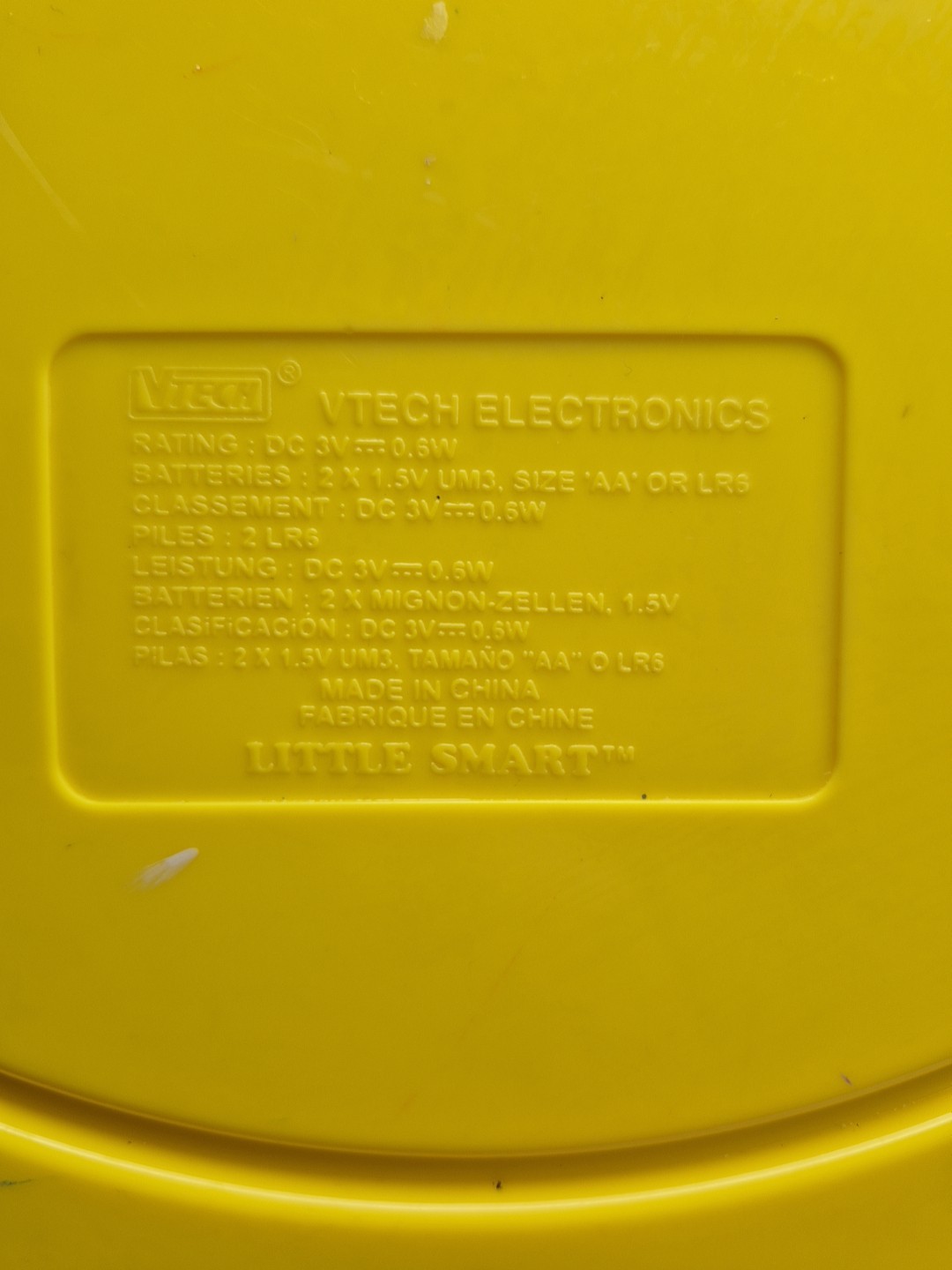 VTech Little Smart First Words Plus Flashing Lights Sounds & Music Vintage-Works
