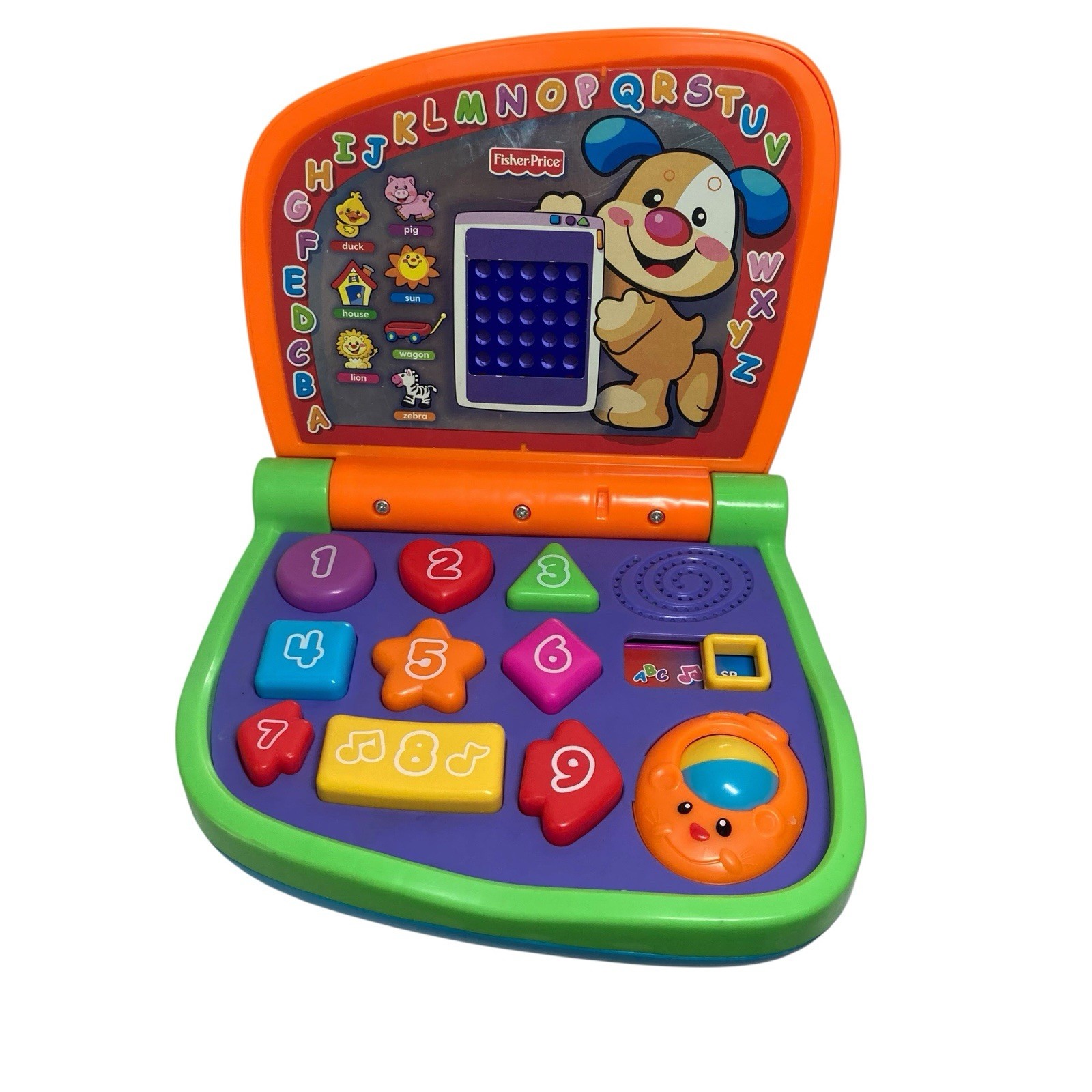 Fisher Price Laugh & Learn Laptop Bilingual English Spanish 2010 WORKS