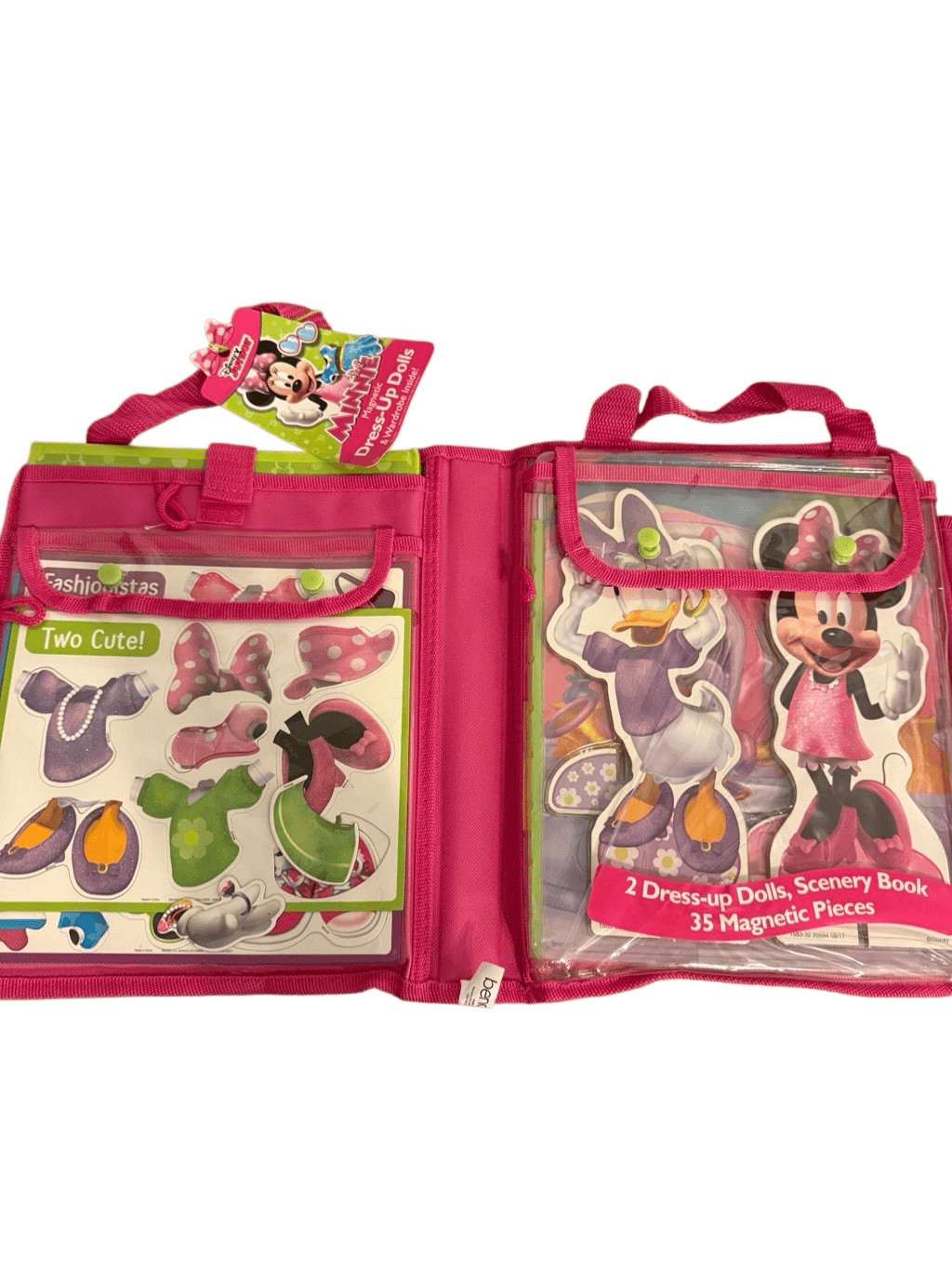 Brand New Minnie Mouse Daisy Duck Story Book Dress Up 33 Pieces