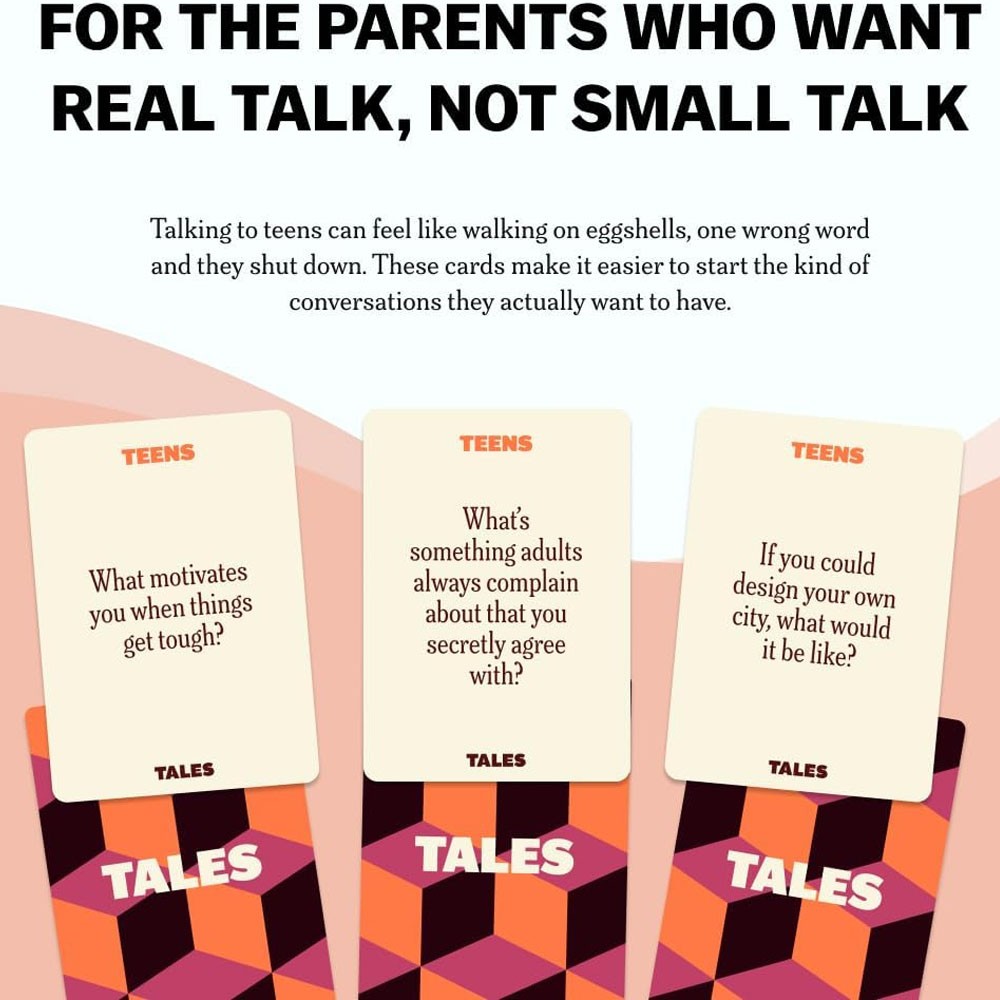 Tales Conversation Starter Cards Card Game For Family/Couples Edition 1~2pcs US