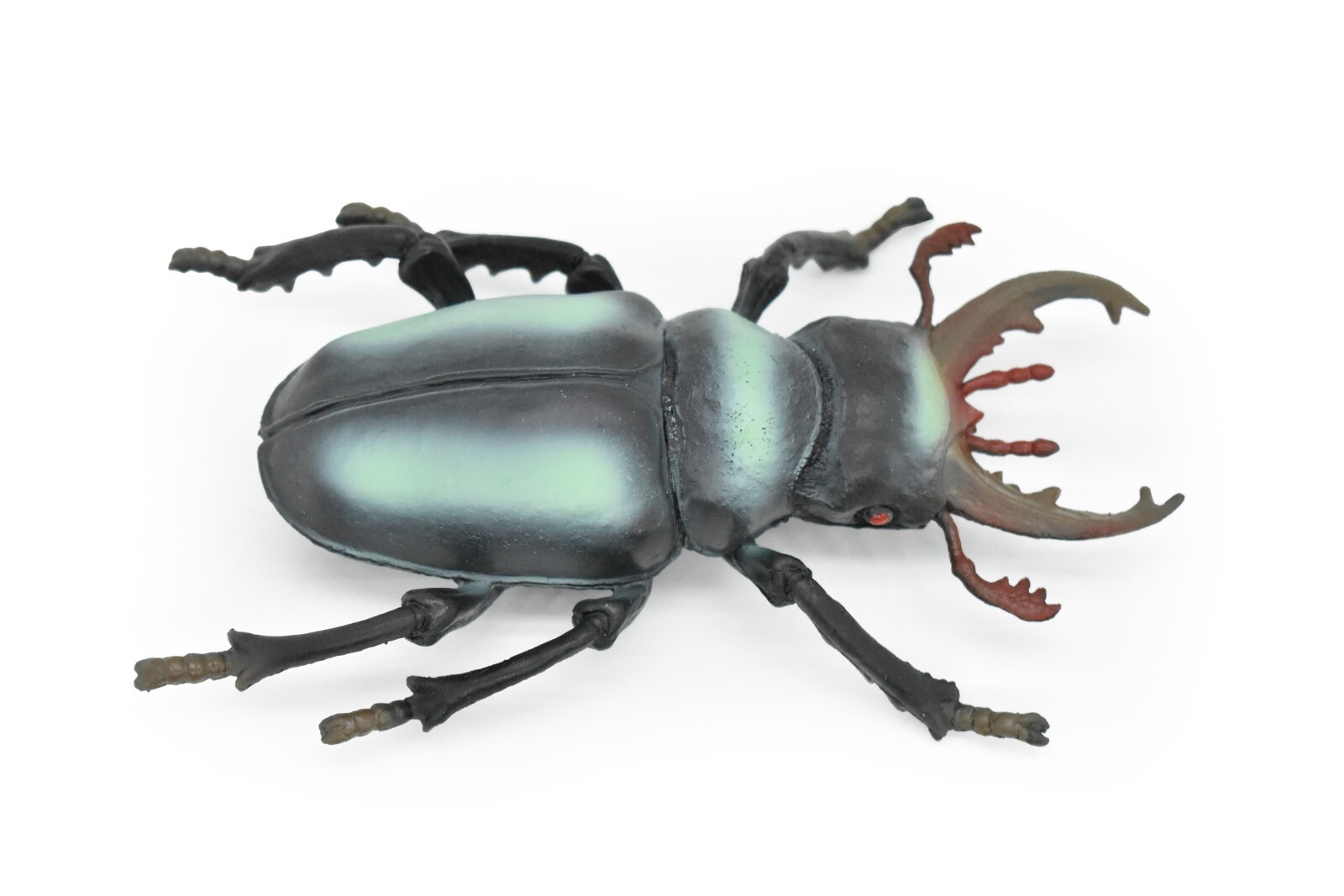 Stag Beetle, Realistic Model, Jumbo Size, Rubber Toy 6″ F2088 B493