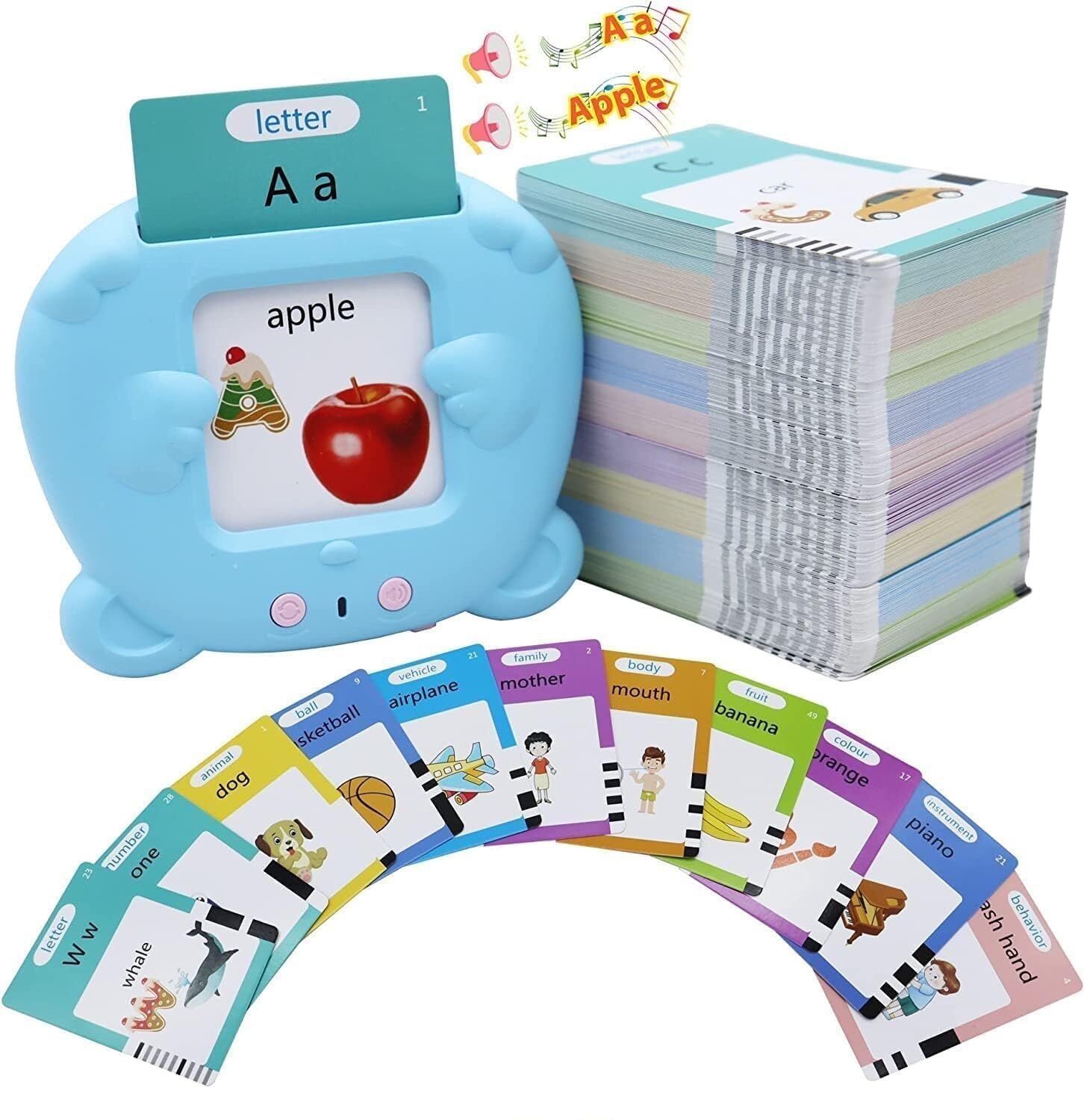 510 Words Talking Flash Cards Toddler Toys Pocket Speech for Toddlers