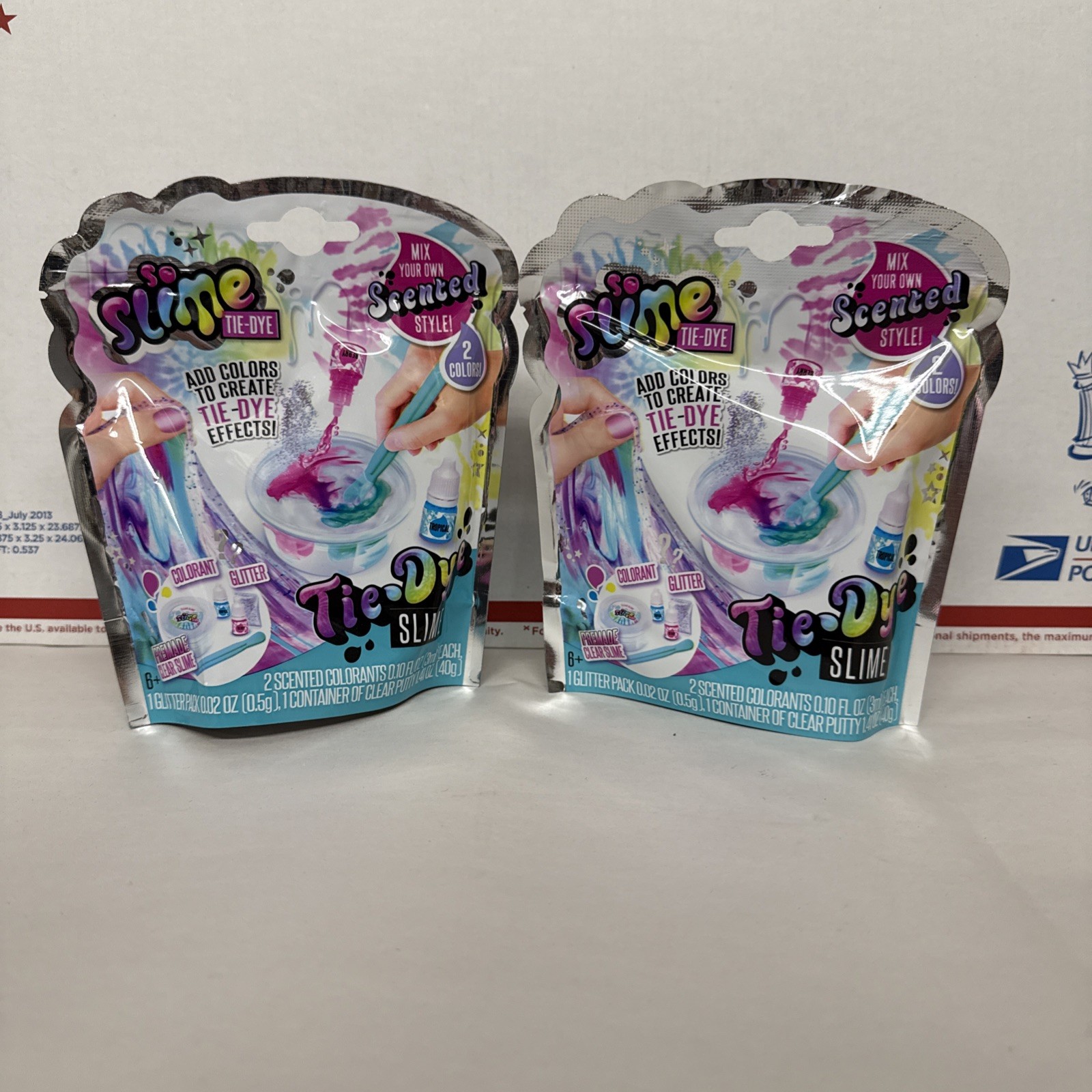 Lot Of 2 So Slime DIY – Tie Dye Slime Kits