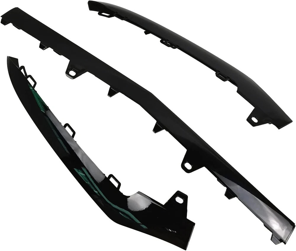 3 X Front Bumper Cover Lower Grille Trim Molding fit for 2014-2016 Mercedes E…