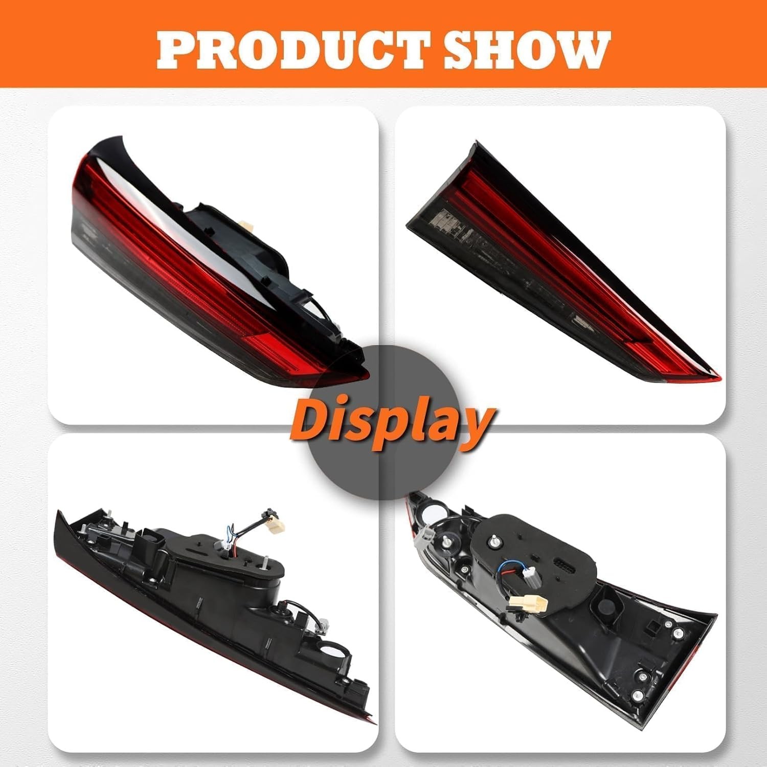 Inner Tail Light Assembly Compatible with Highlander 2020 2021 2022 Rear