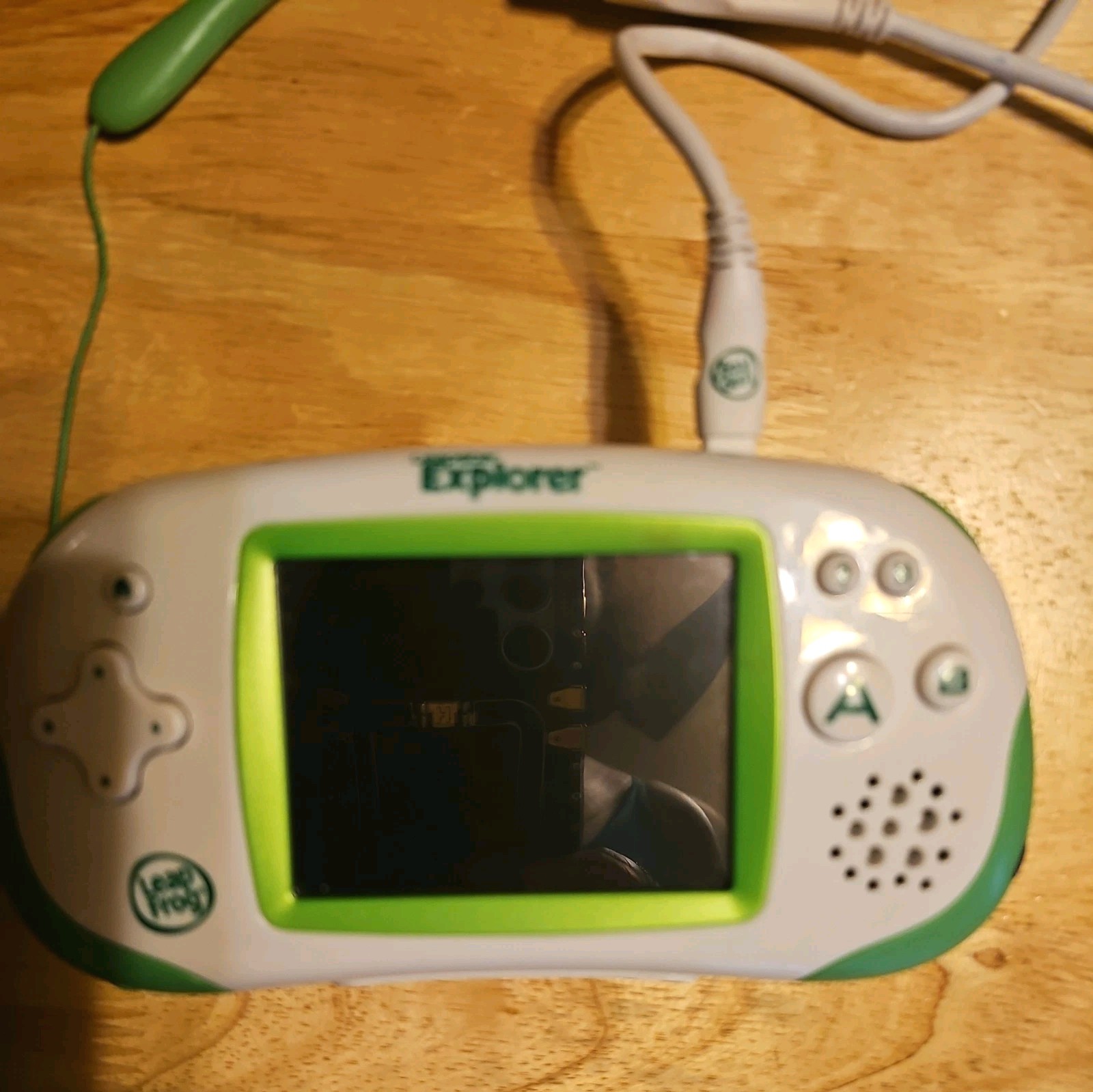 Leapster Explorer LeafFrog Handheld Learning Game Console With Stylus.