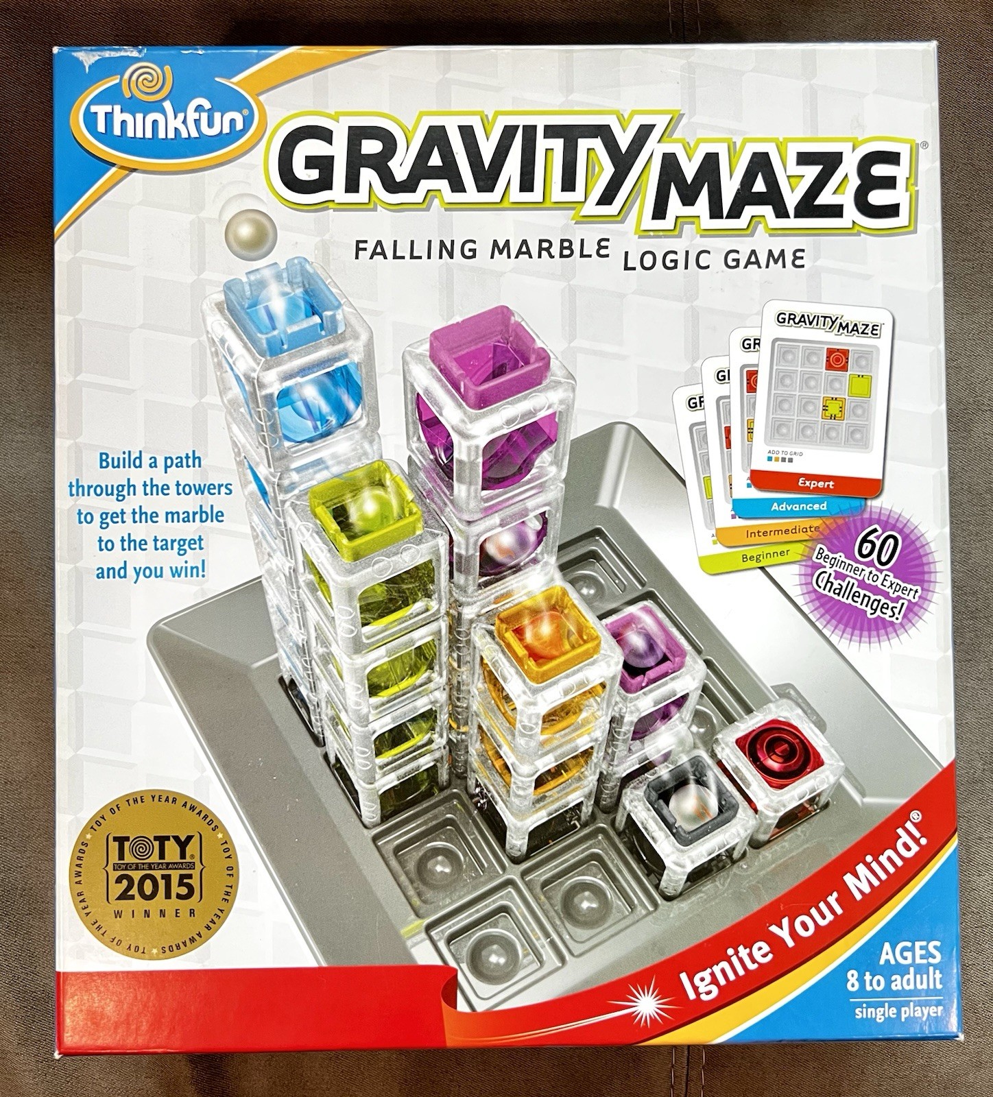Think Fun Gravity Maze Marble Run Logic Game STEM Ages 8+ Years