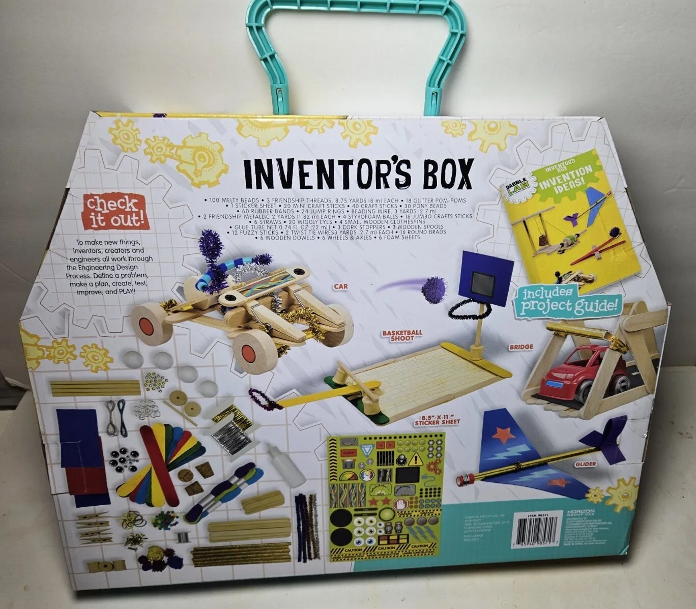 NEW Dabble Lab Kids Inventor’s Box – Fun, Educational Crafts Ages 8+, 250 pieces