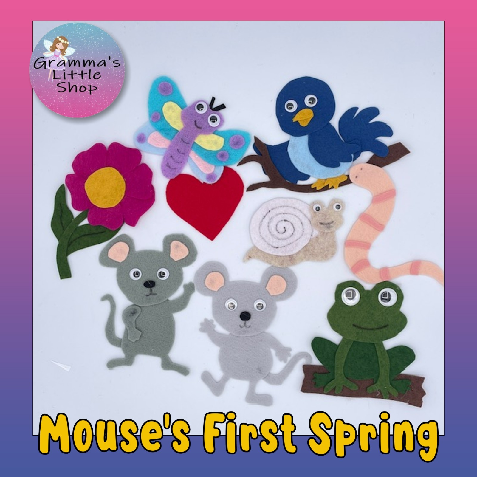 Mouse’s First Spring Felt Story Set – Discover the Joys of Springtime With Felt