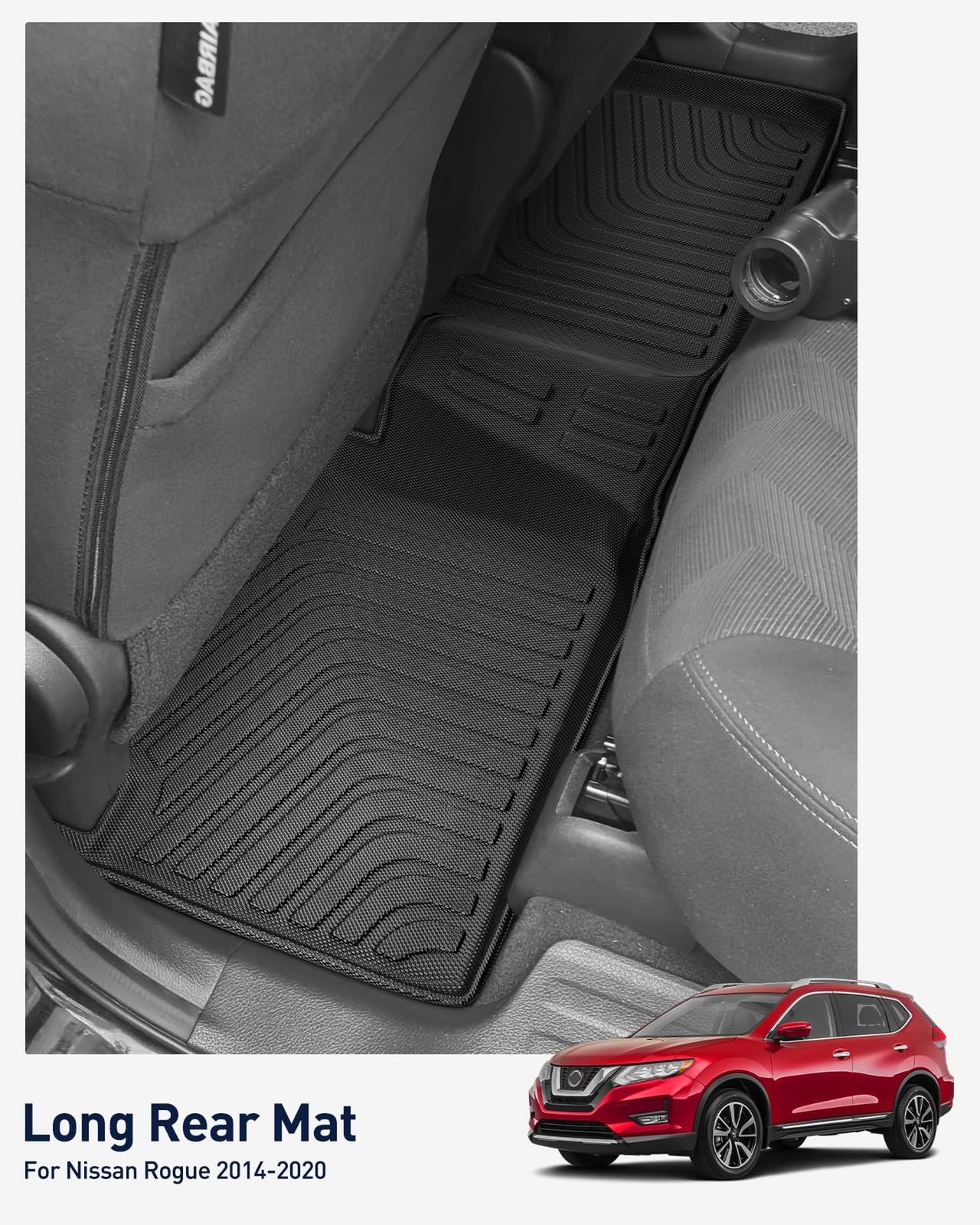 for Nissan Rogue Floor Mats 2014-2020, Full Set All Weather Floor Cargo Liner…