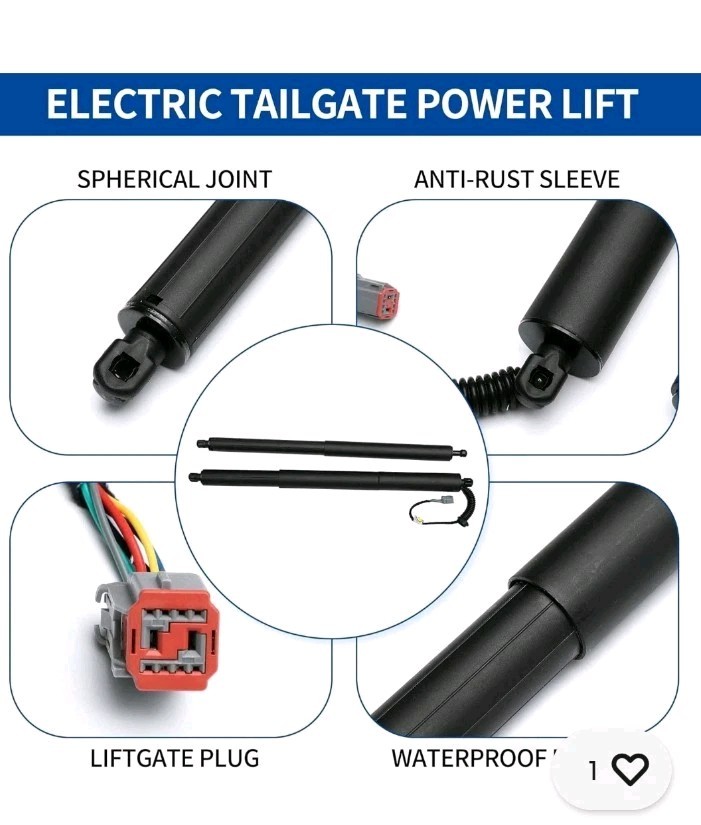 X AUTOHAUX Rear Left Right Tailgate Power Lift Support for Ford Edge Sport