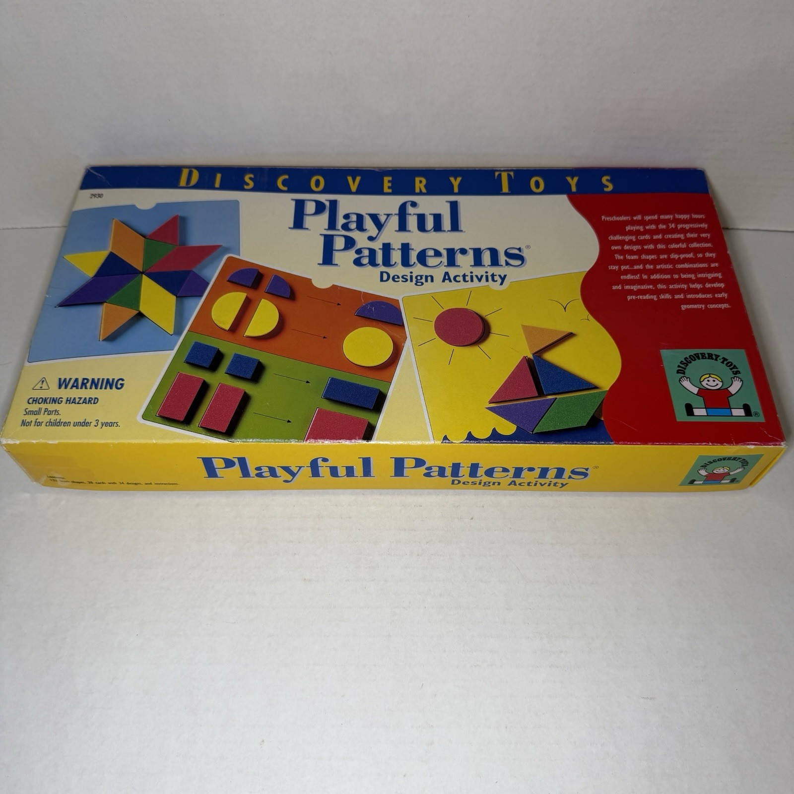 Discovery Toys Playful Patterns Design Activity Play Learning Game Preschool VTG