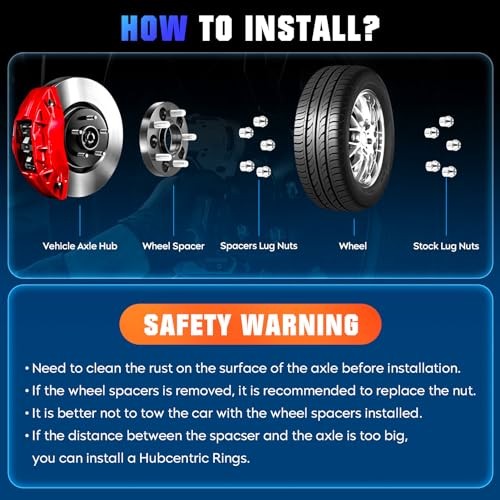 Youxmoto 4PCS 5×112 Wheel Spacers with Hubcentric Fit for Audi A4 A5 A6 A7 A8 Q5