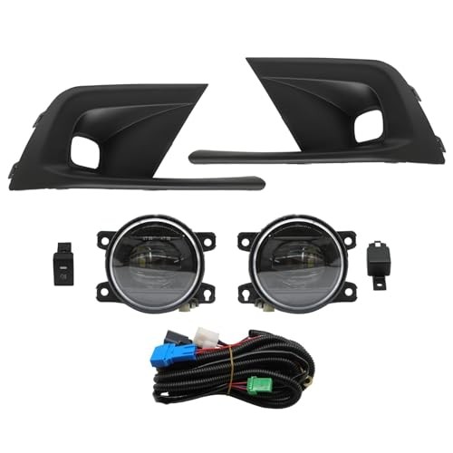 Front Bumper Fog Lights Assembly Compatible with 2022 2023 2024 Civic Pair Fog